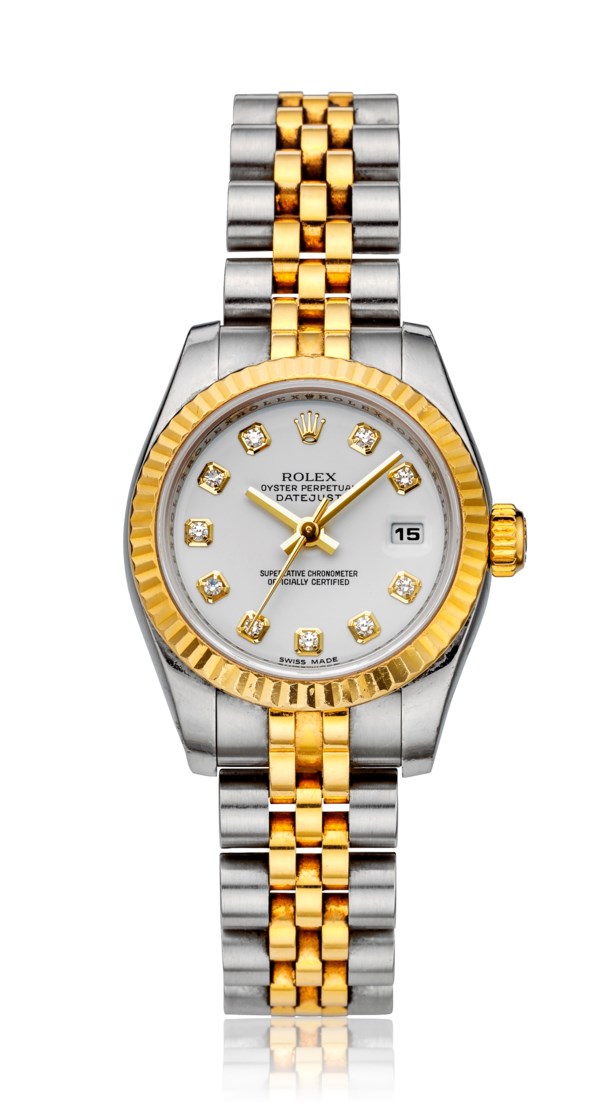 lady datejust two tone