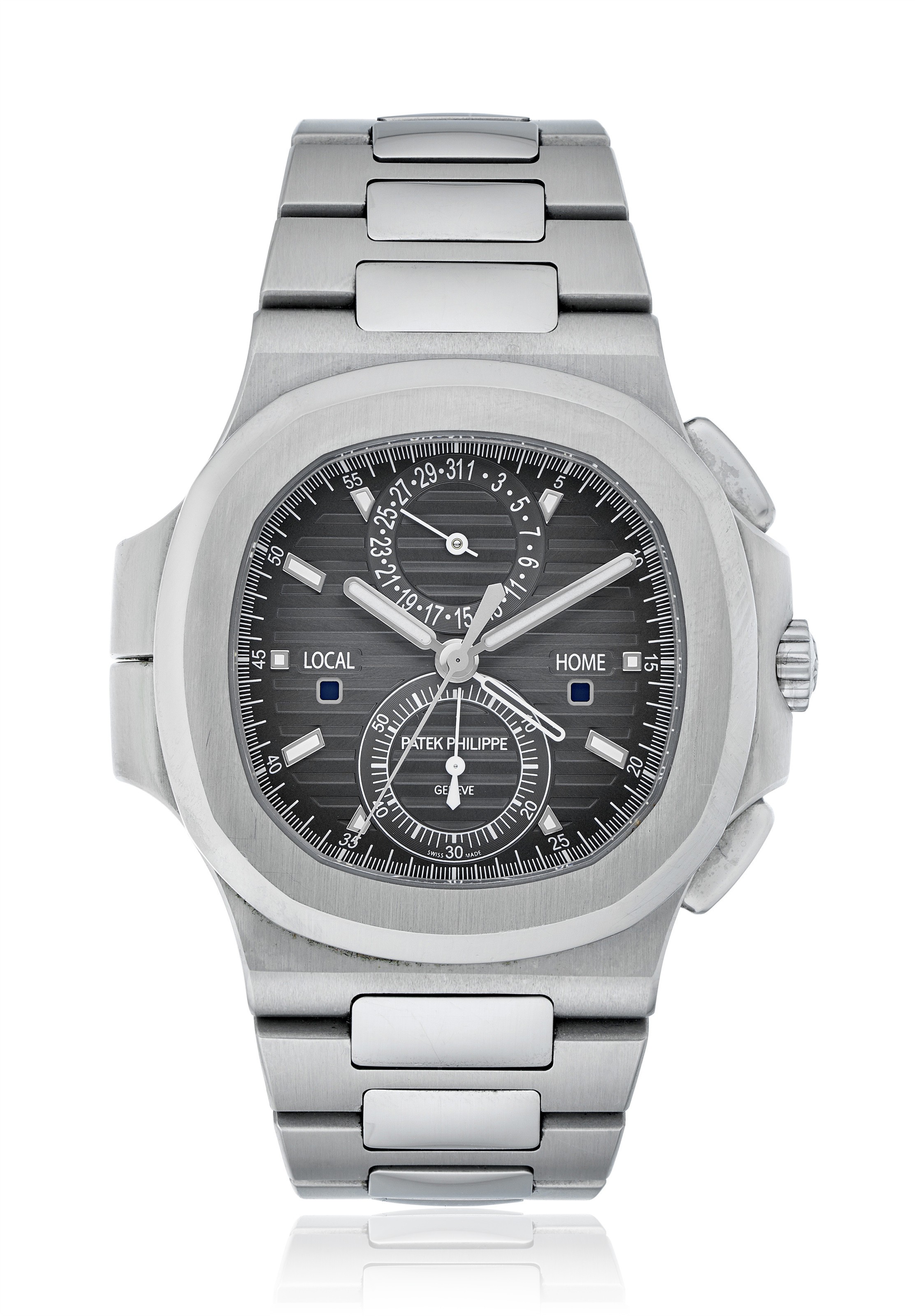 Patek Philippe Nautilus Travel Time Chronograph Ref 5990 1a Christie S