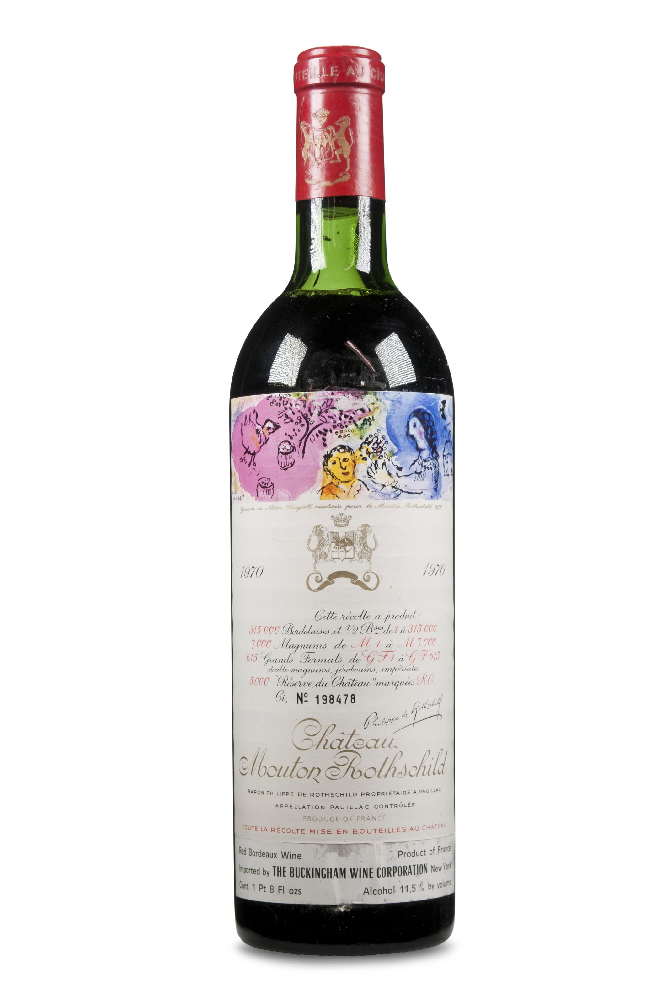 Château Mouton-Rothschild 1970, Pauillac, 1er cru classé | Christie’s