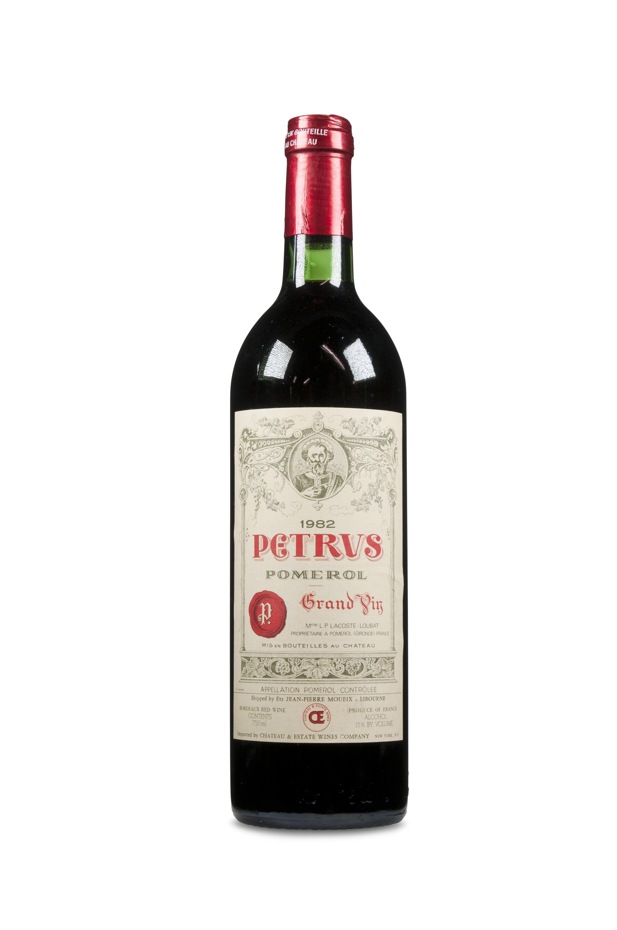 Petrus 1982, Pomerol, cru exceptionnel Christie’s