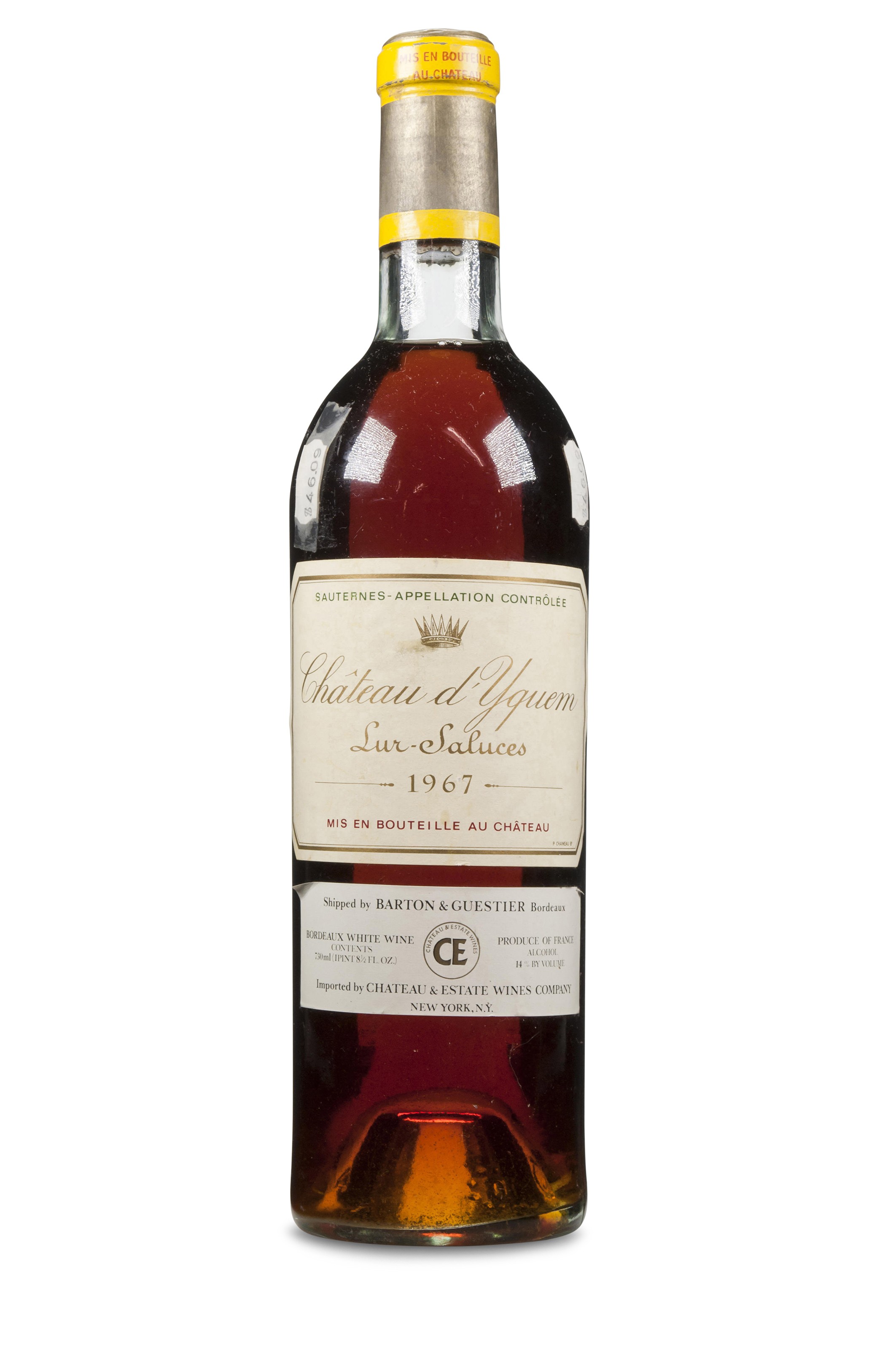 Château d'Yquem 1967, Sauternes, 1er grand cru classé | Christie’s