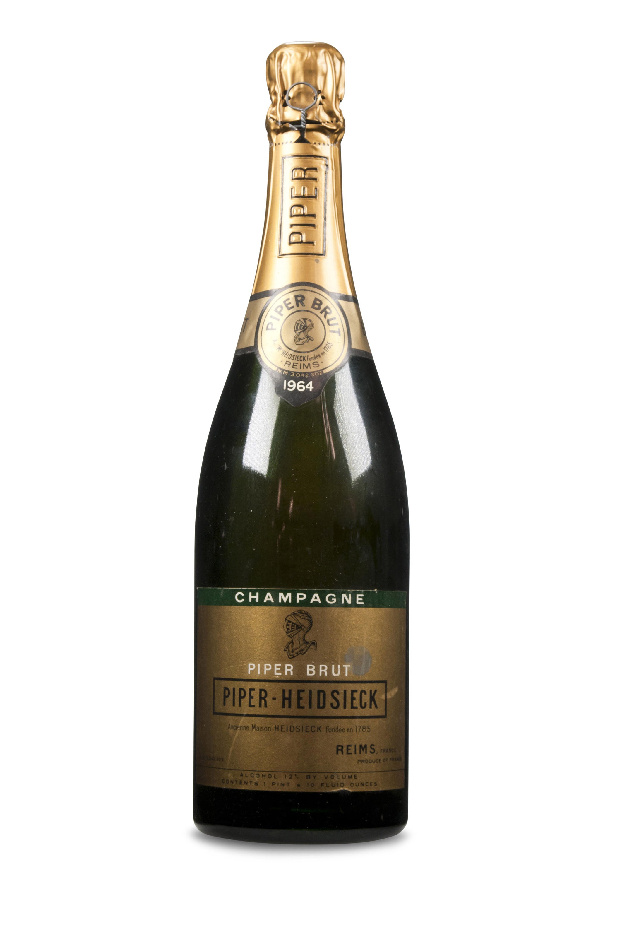 Mixed Champagne, Piper Heidsieck, Brut 1964 Christie’s