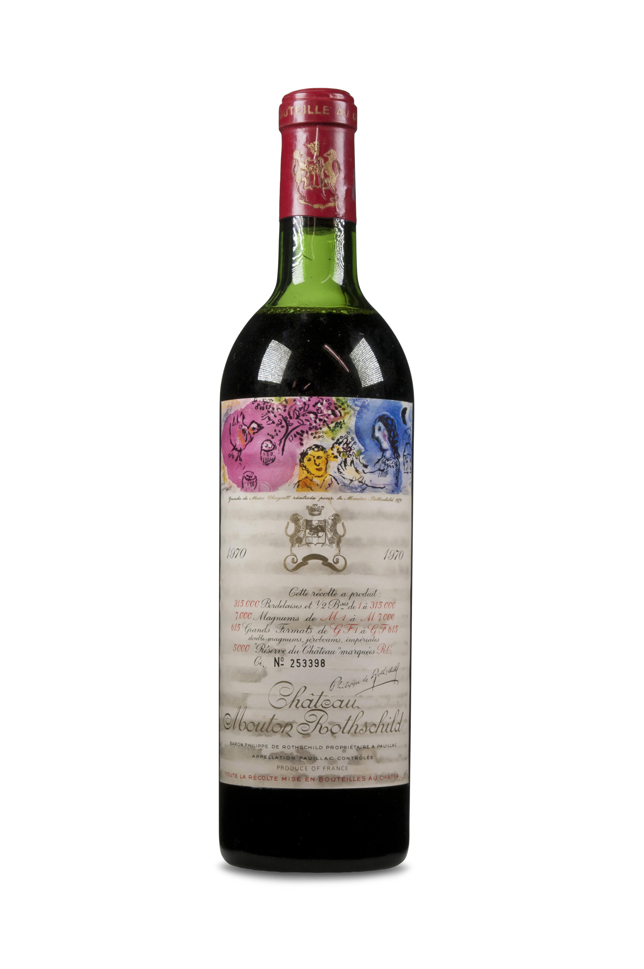 Château Mouton-Rothschild 1967, 1970, and 1973, Pauillac, 1er cru classé | Christie’s