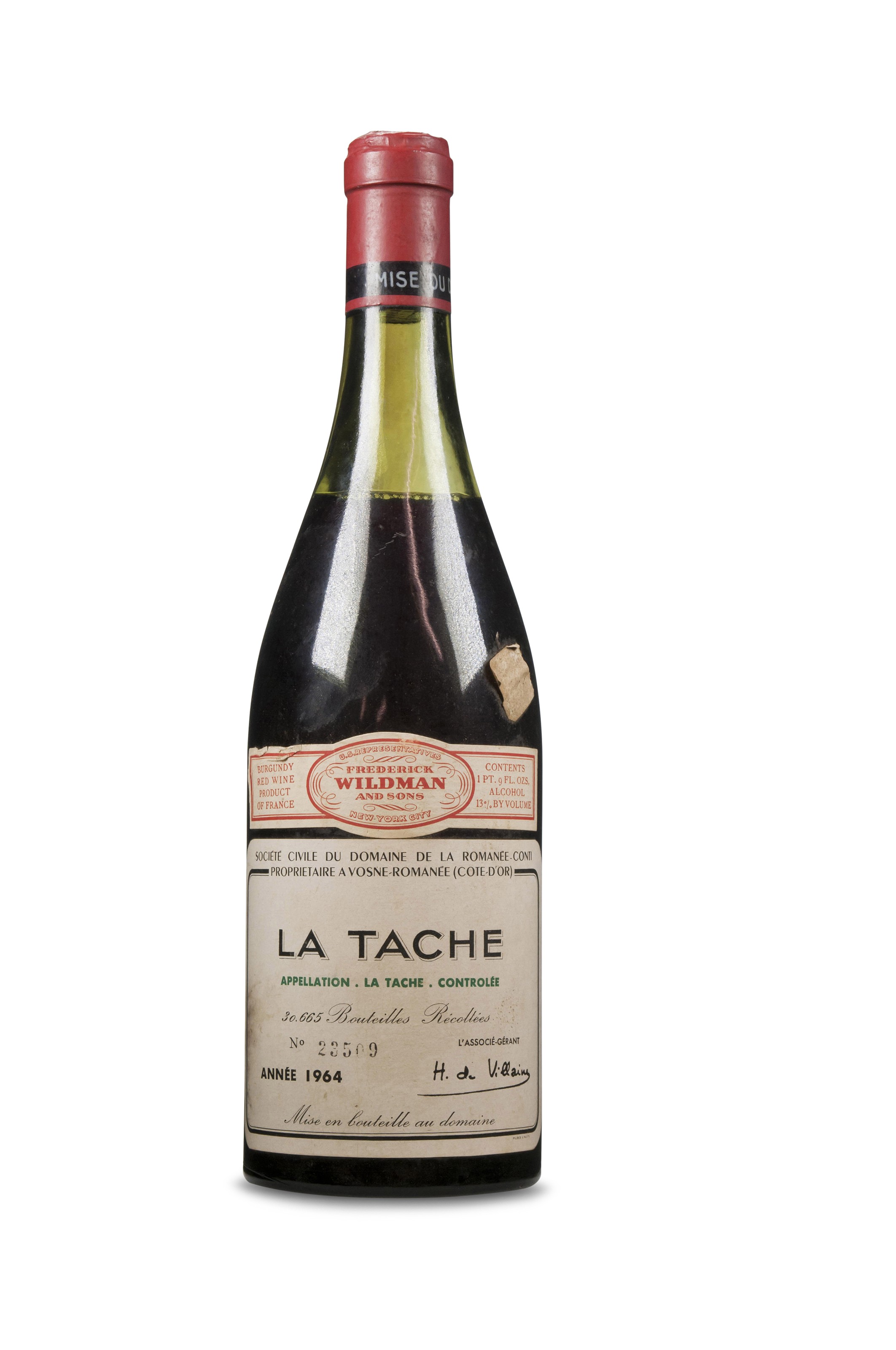 Domaine de la Romanée-Conti La Tâche 1964, Grand Cru, Côte de