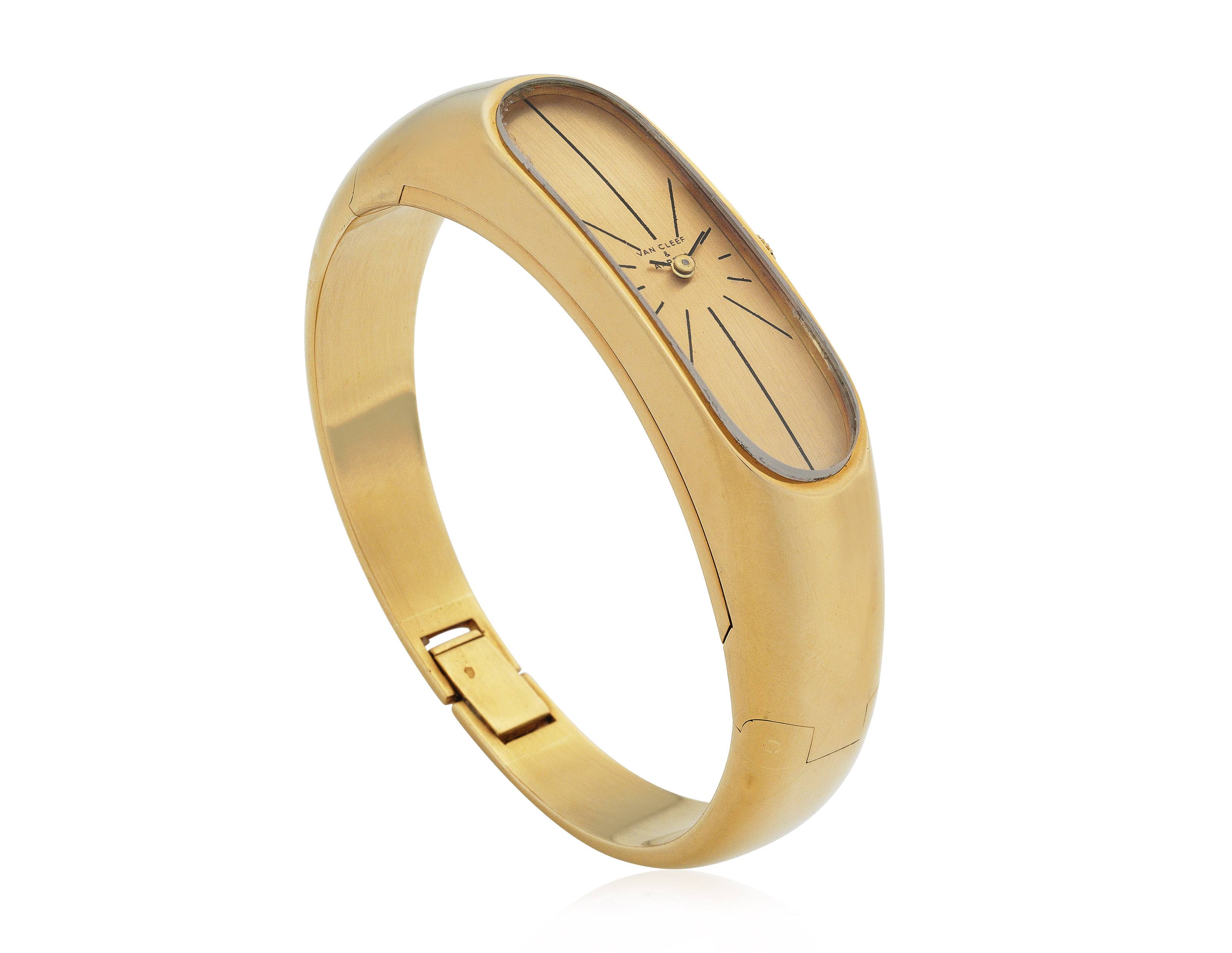 Catalog image of VAN CLEEF & ARPELS GOLD BRACELET WATCH
