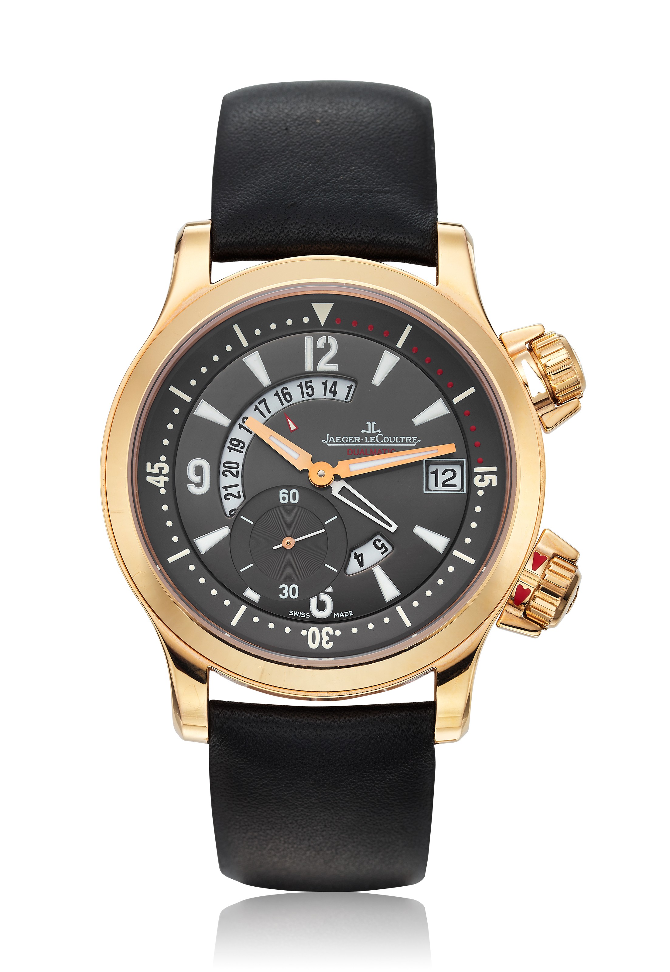 JAEGER LECOULTRE 18K MASTER COMPRESSOR DUALMATIC REF. 146.2.02