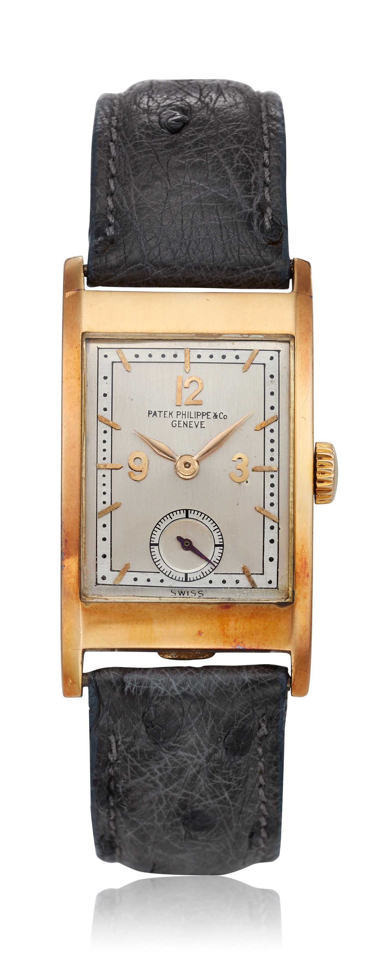 PATEK PHILIPPE, 18K RECTANGULAR WATCH, REF. 467, | Christie’s