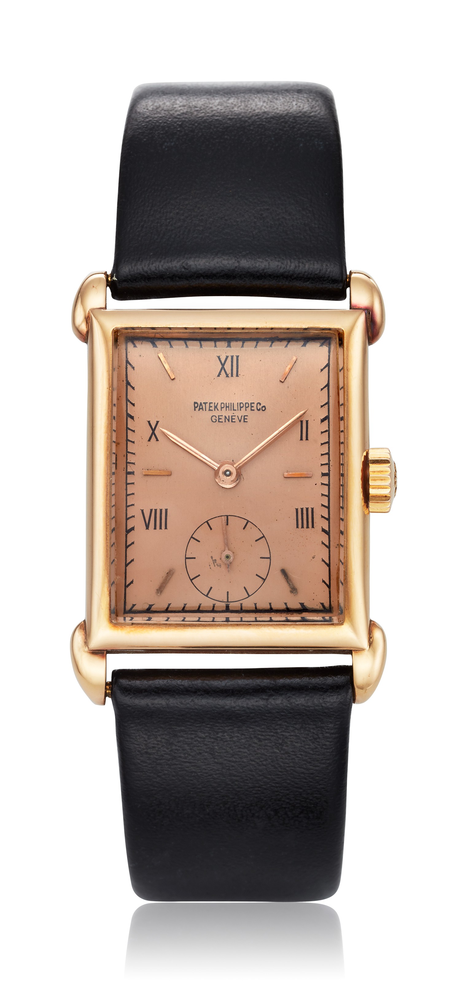 PATEK PHILIPPE, 18K RECTANGULAR WATCH, REF. 1530, | Christie's