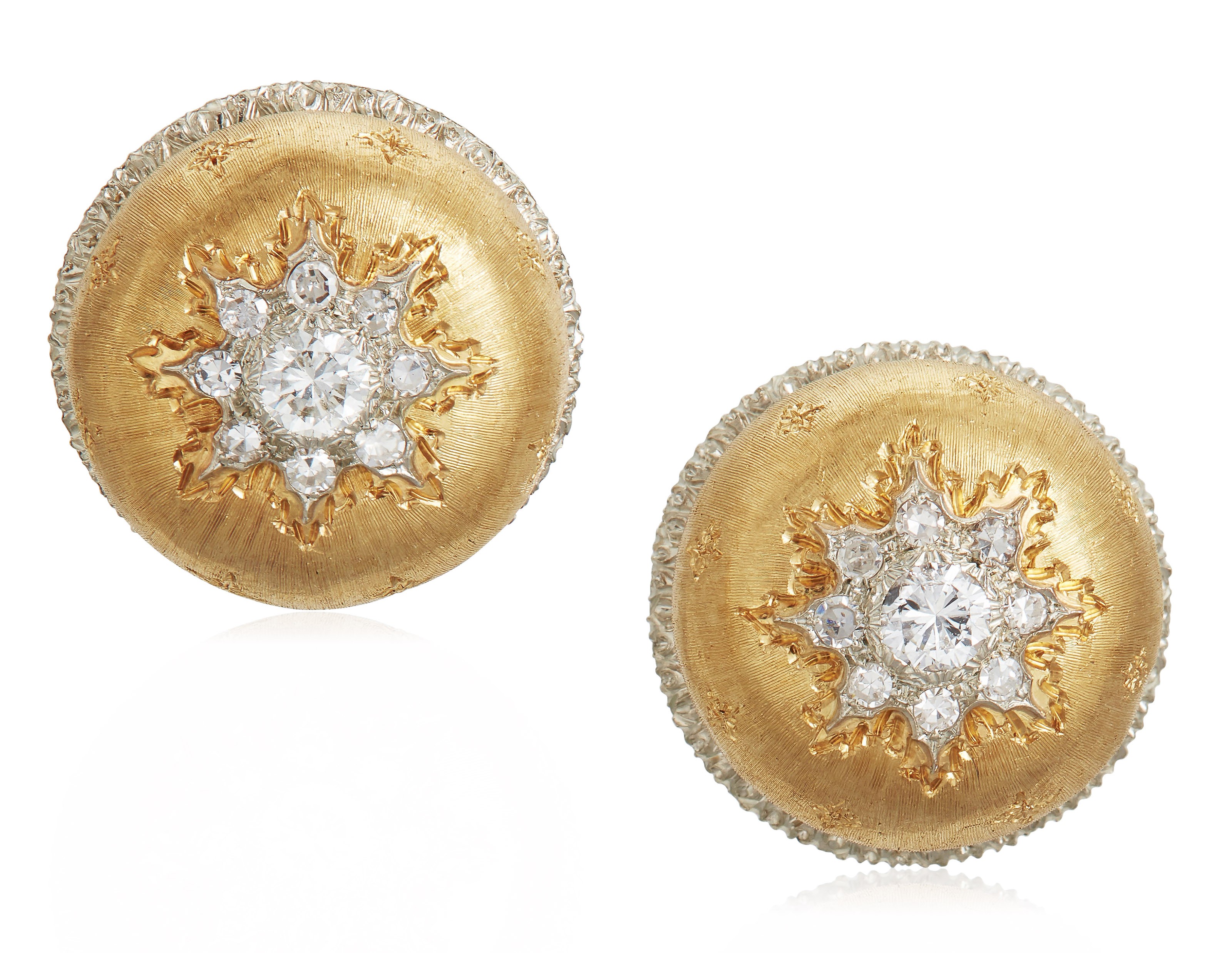 BUCCELLATI 'MACRI' DIAMOND EARRINGS, Christie’s