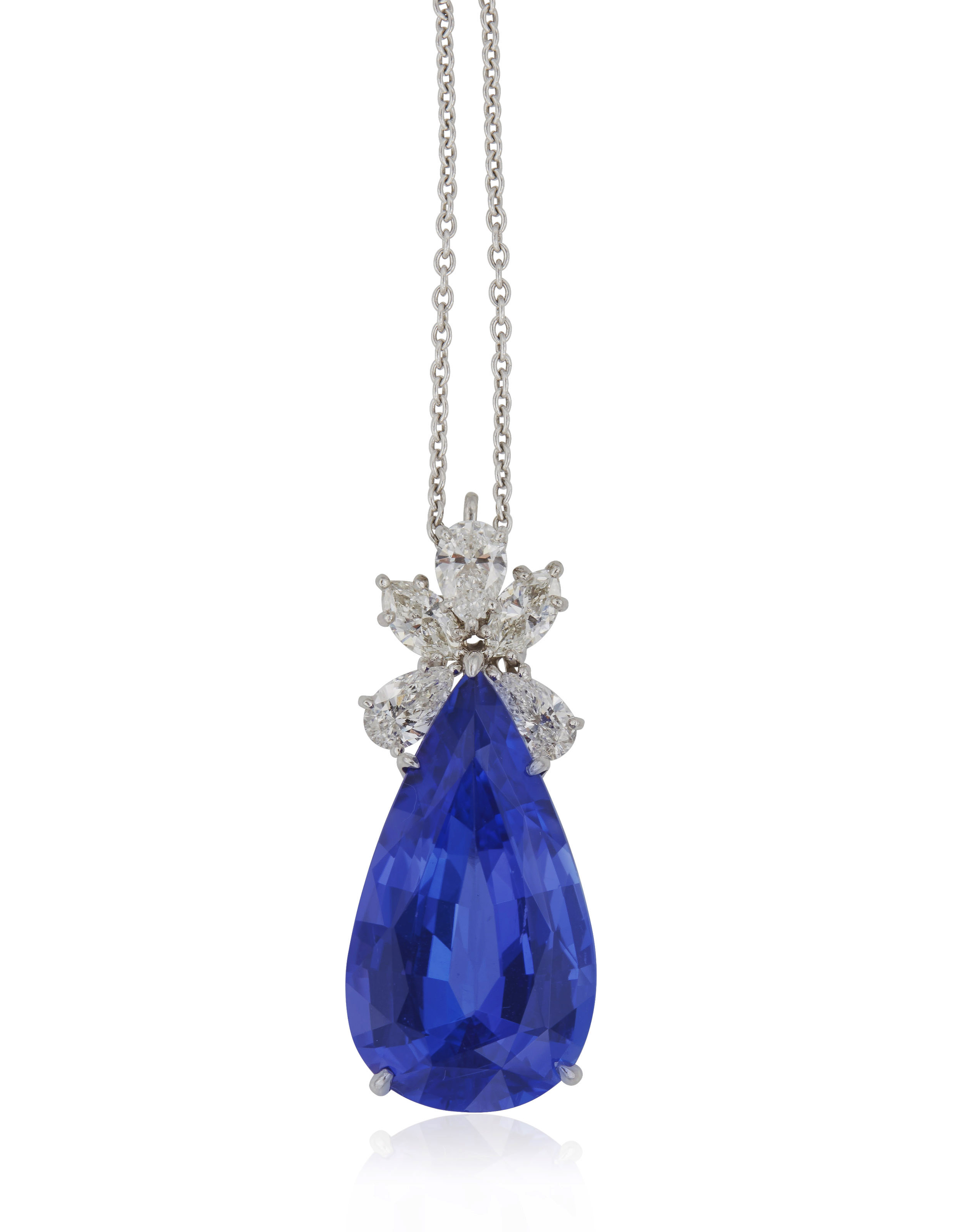 TANZANITE AND DIAMOND PENDANT NECKLACE, Christie’s