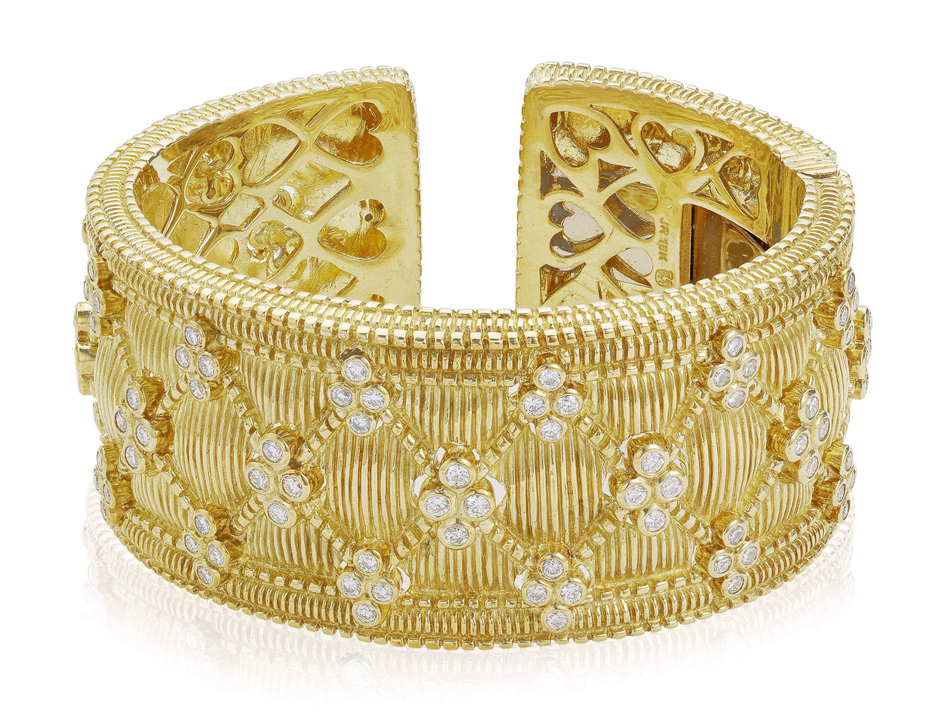 DIAMOND AND GOLD BANGLE BRACELET, | Christie’s