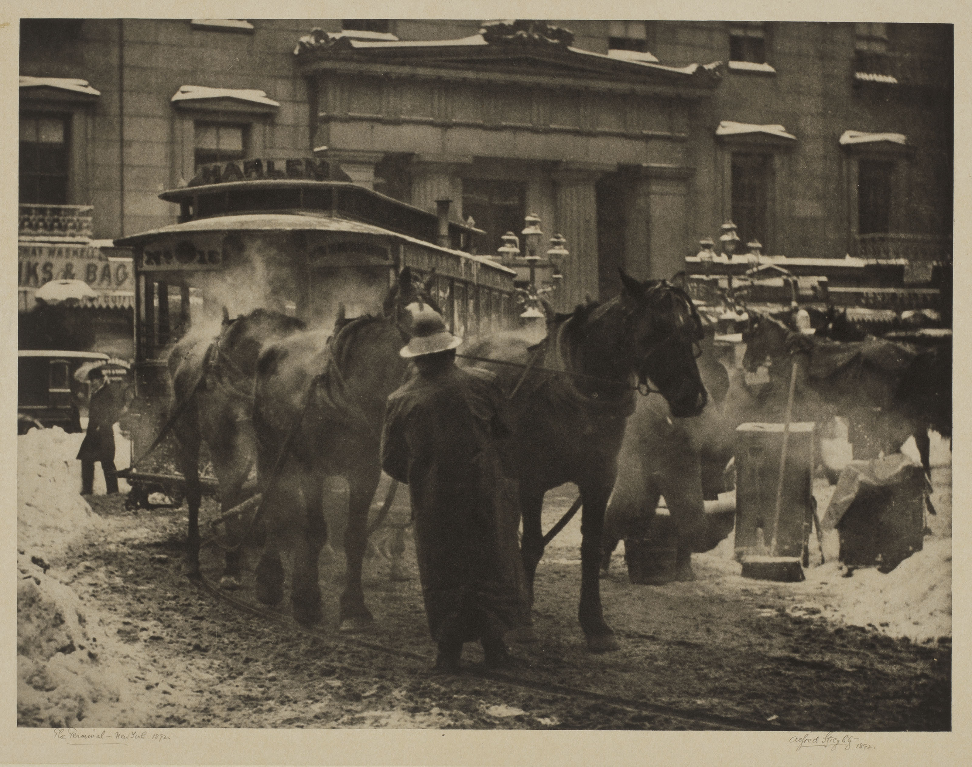 Alfred Stieglitz 1864 1946 The Terminal New York 1893