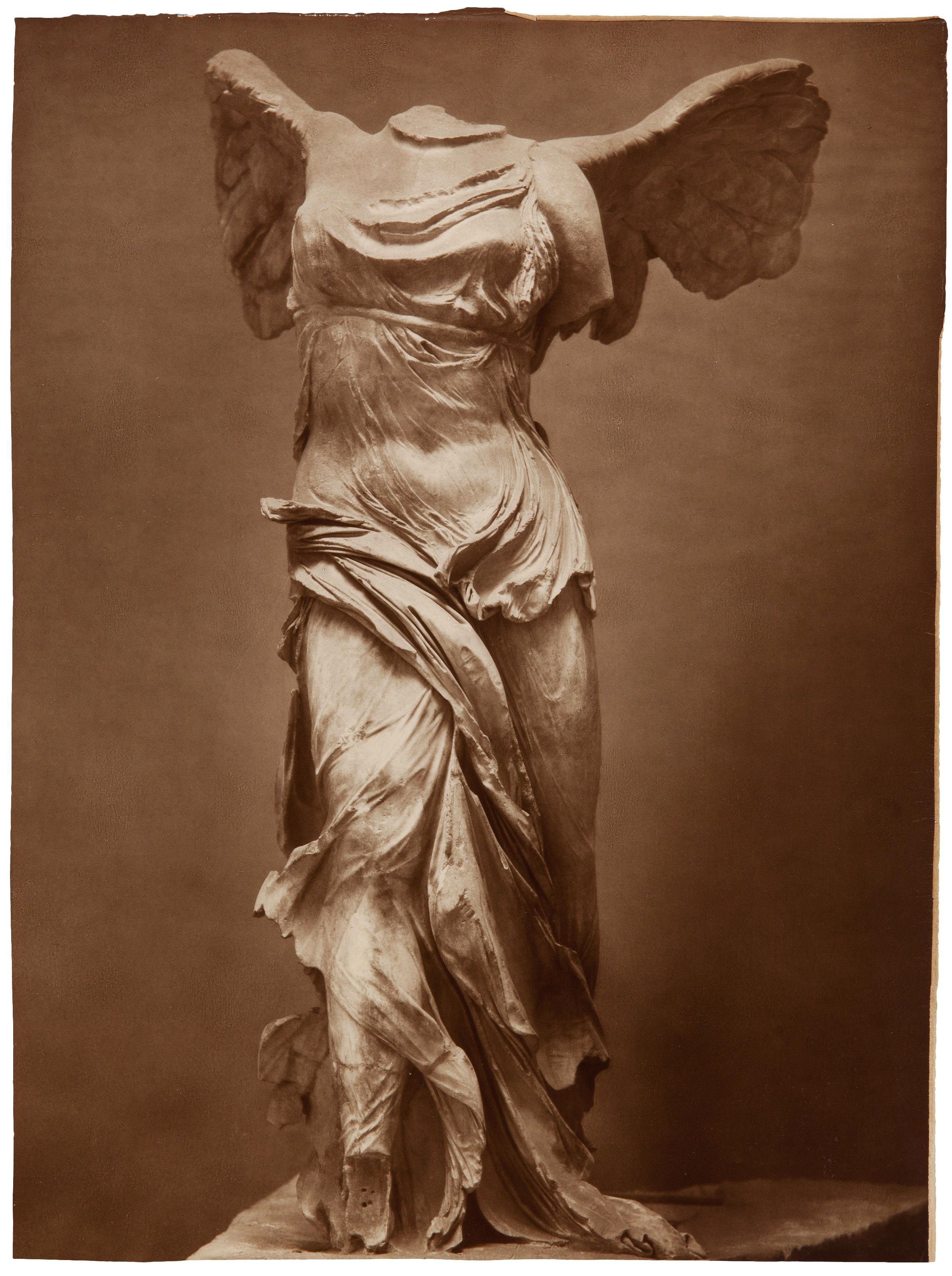 ÉDOUARD-DENIS BALDUS (1813-1889), The Winged Victory of Samothrace