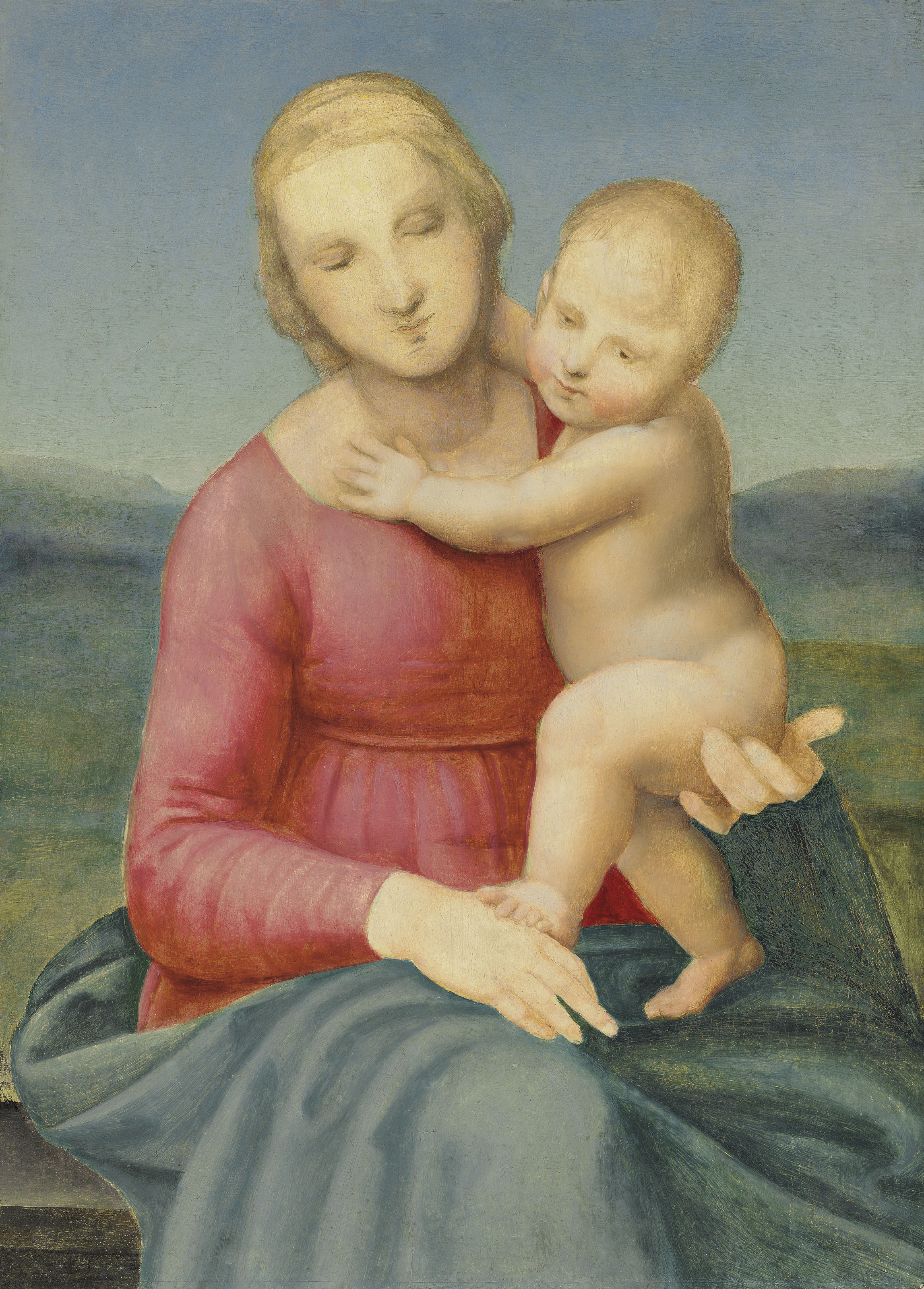 Attributed To Raffaello Sanzio Called Raphael Urbino 1483 1520 Rome Or A Close Associate The Peruzzi Madonna The Madonna And Child Christie S