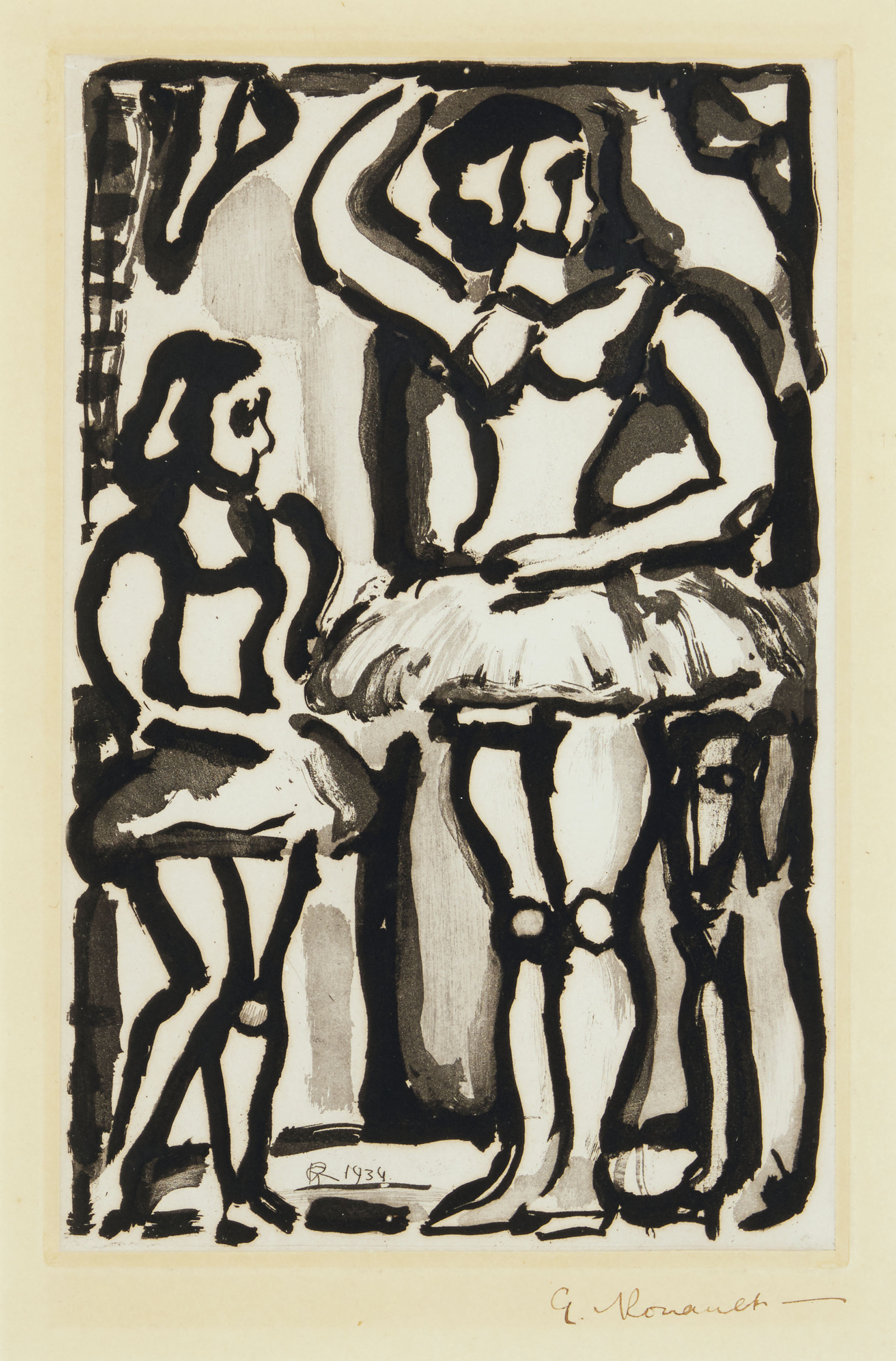 GEORGES ROUAULT 1871 1958 Les Ballerines from Cirque de l Etoile Filante Christie s