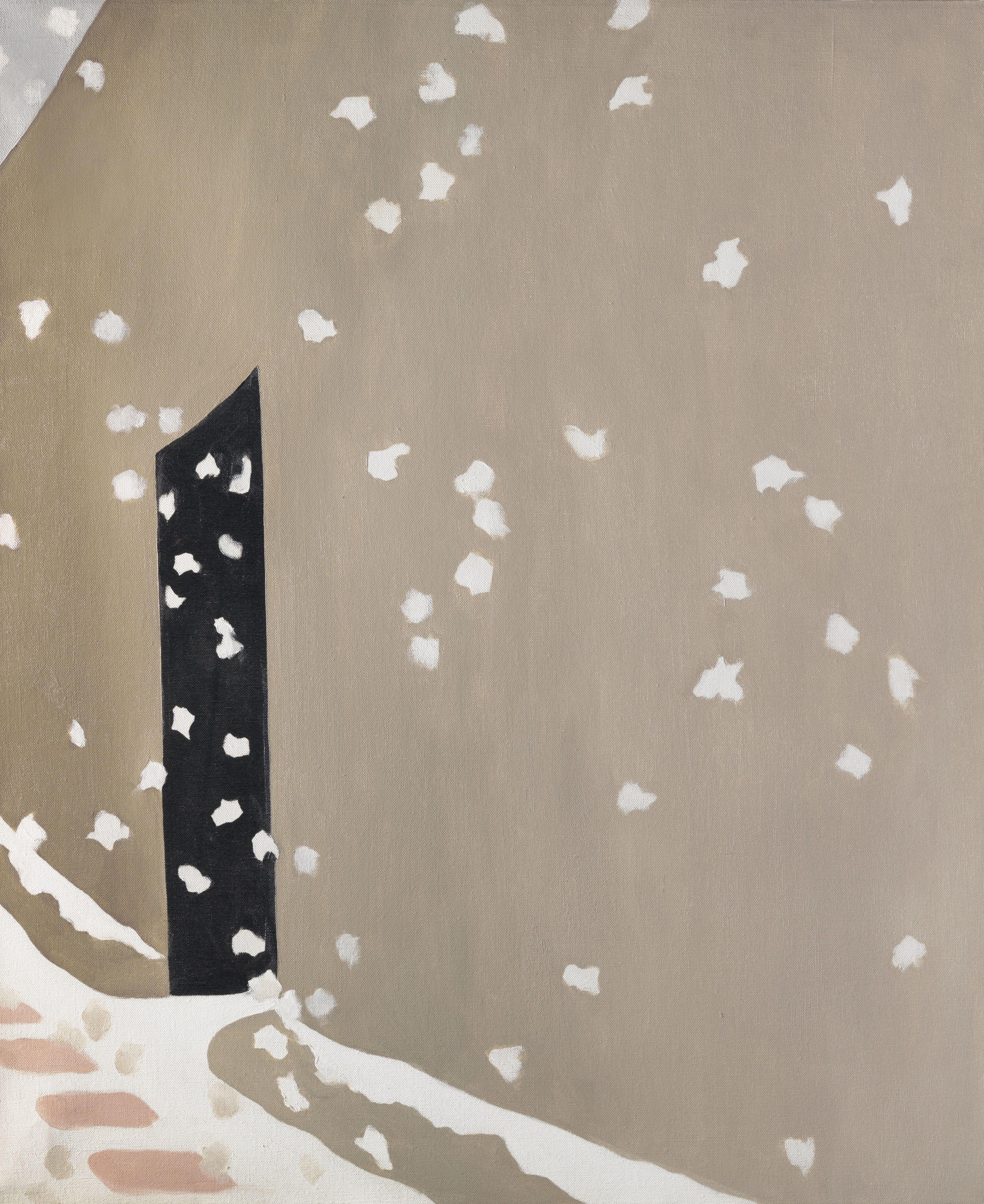 Georgia O Keeffe 1887 1986 Black Door With Snow 1950s