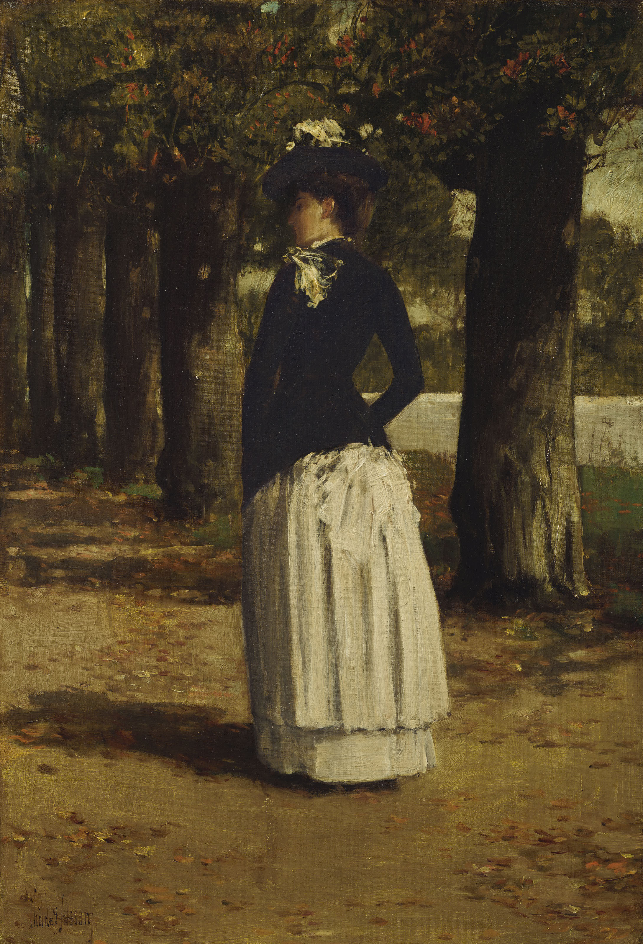 Childe Hassam 1859 1935 A Stroll In The Park 19th Century