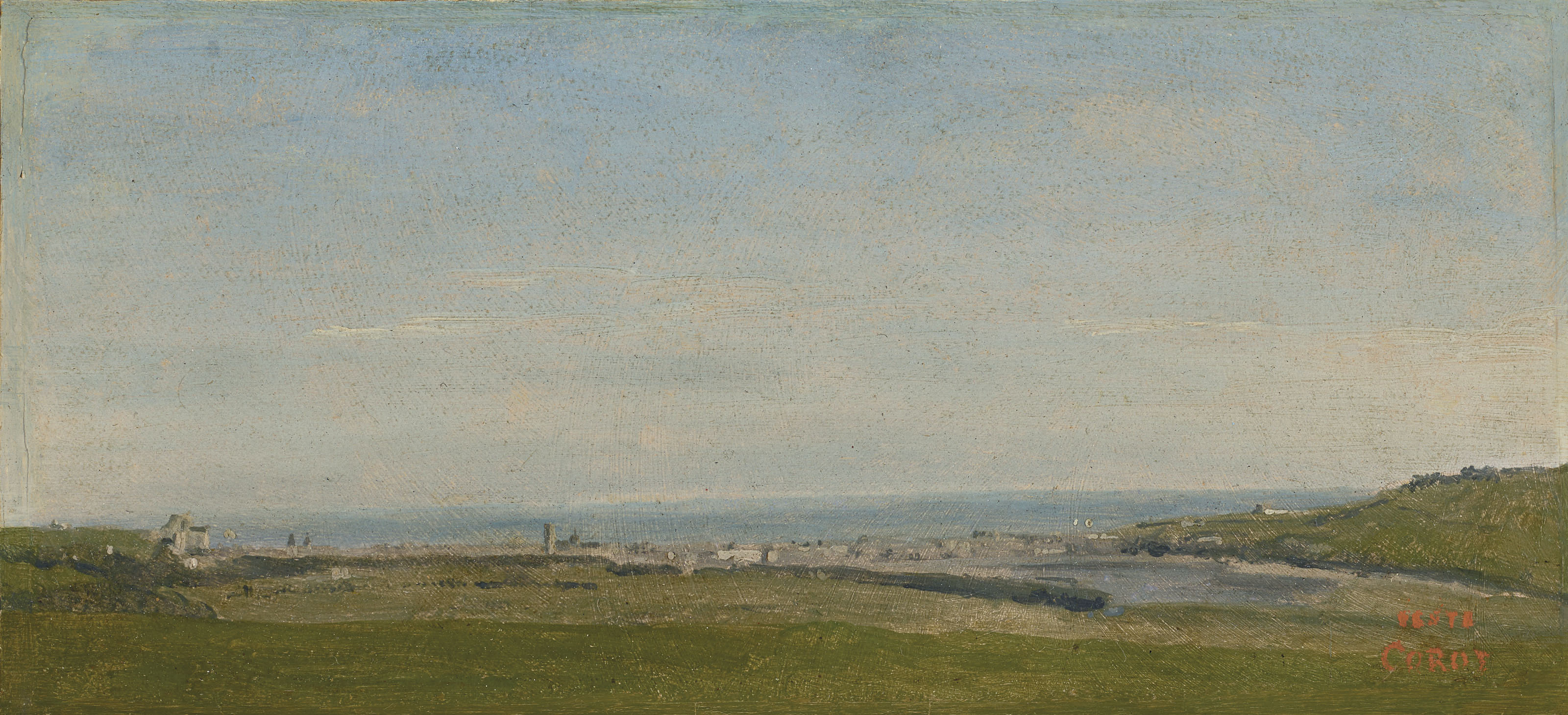 Dieppe, vue panoramique prise aux environs
