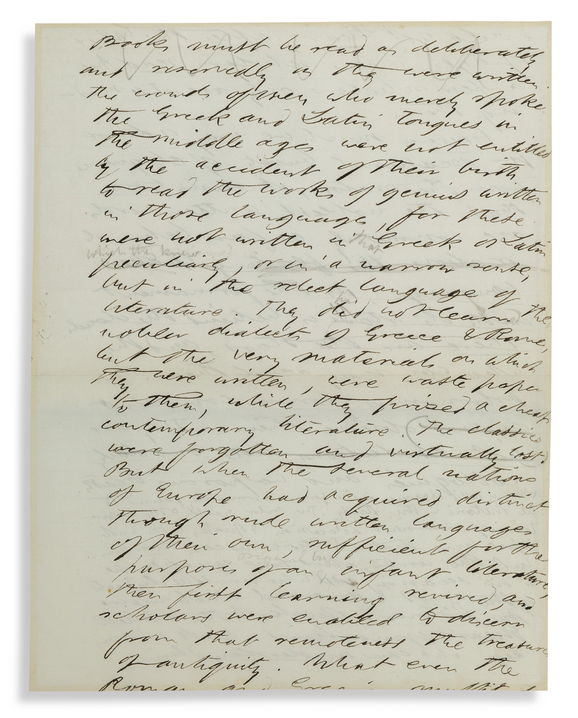 THOREAU Henry David 1817 1862 Autograph manuscript  a 