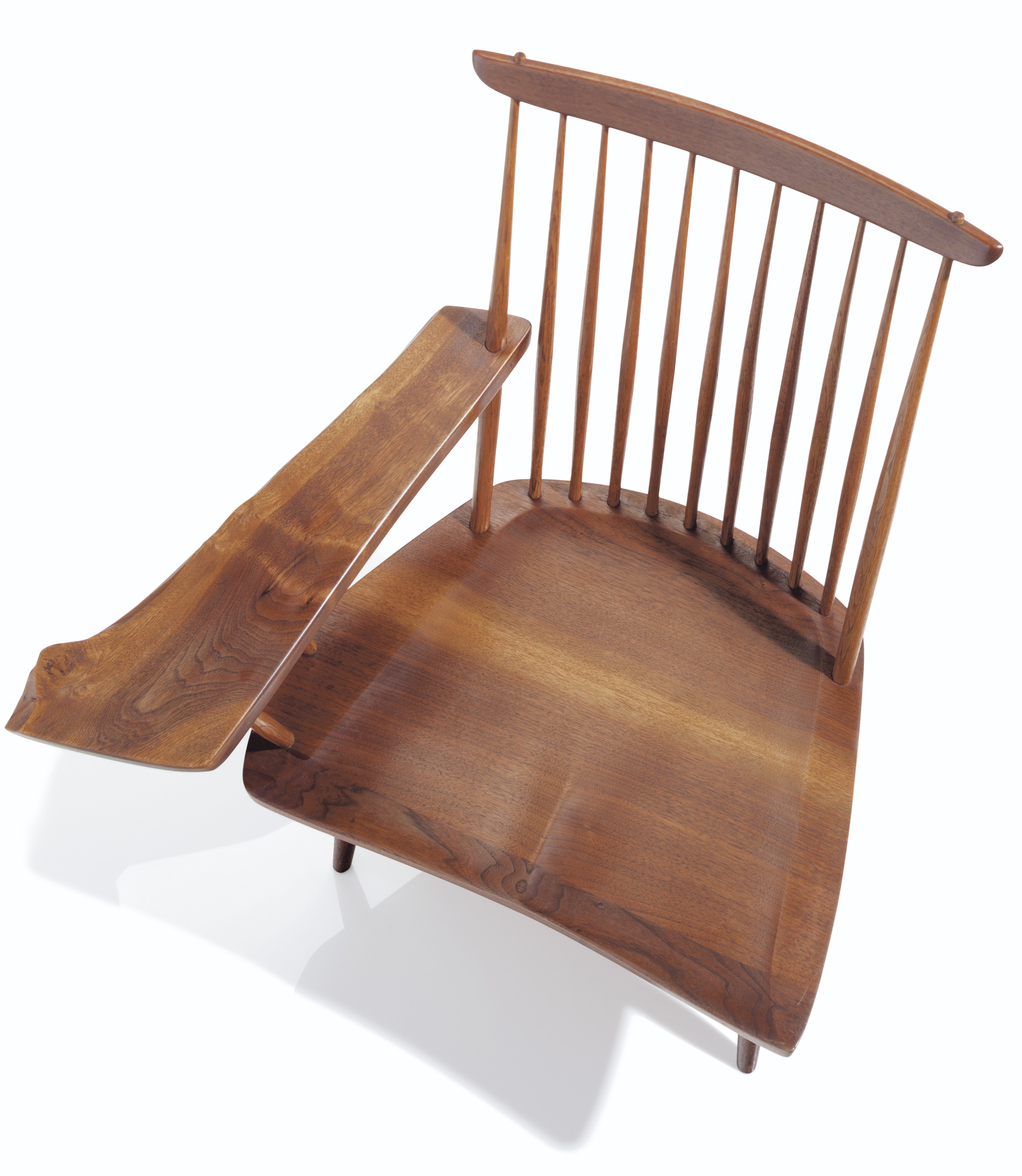 NAKASHIMA (19051990) , A 'SINGLEARM' LOUNGE CHAIR, 1961