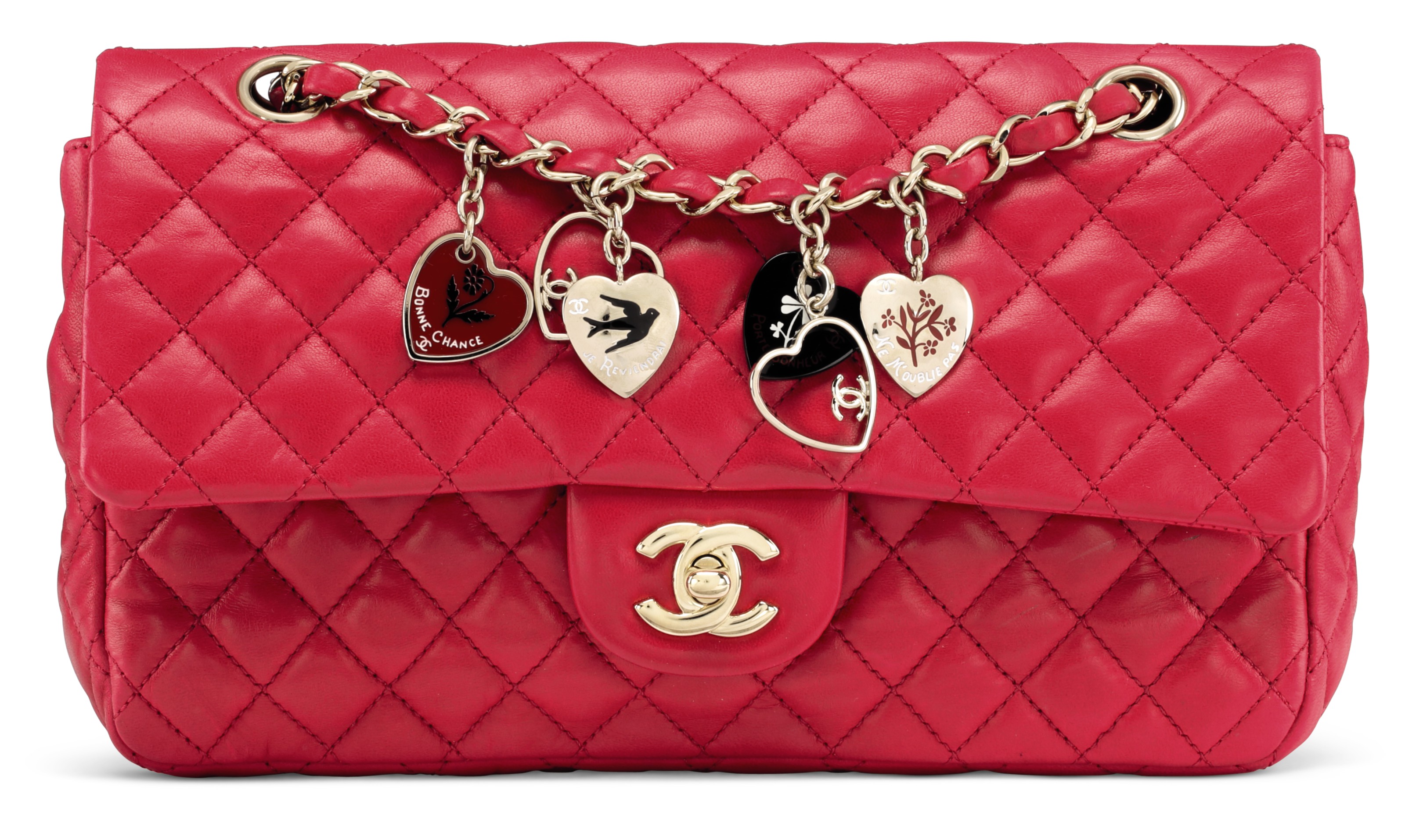 heart chanel bag