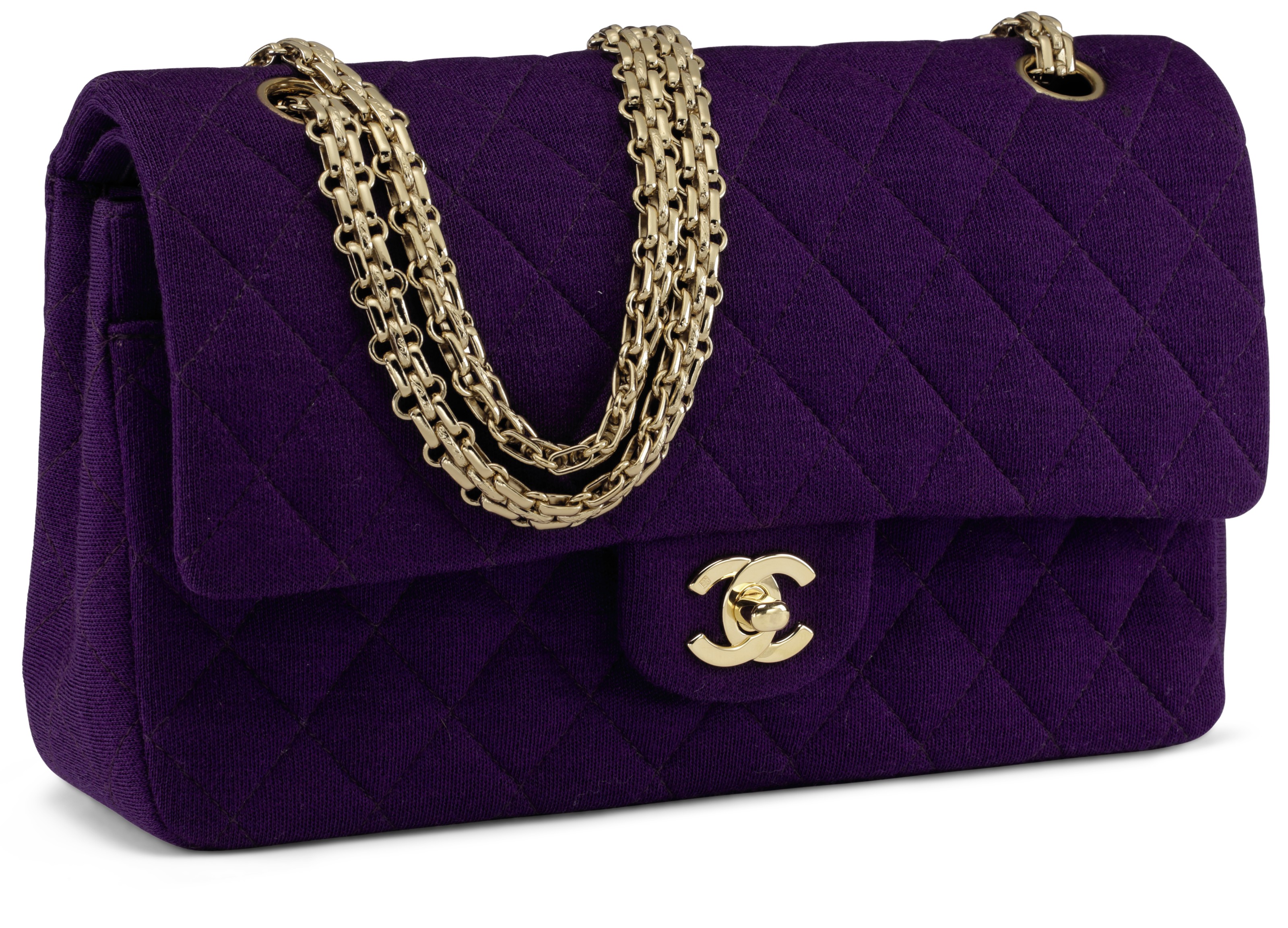 Chanel outlet jersey bag