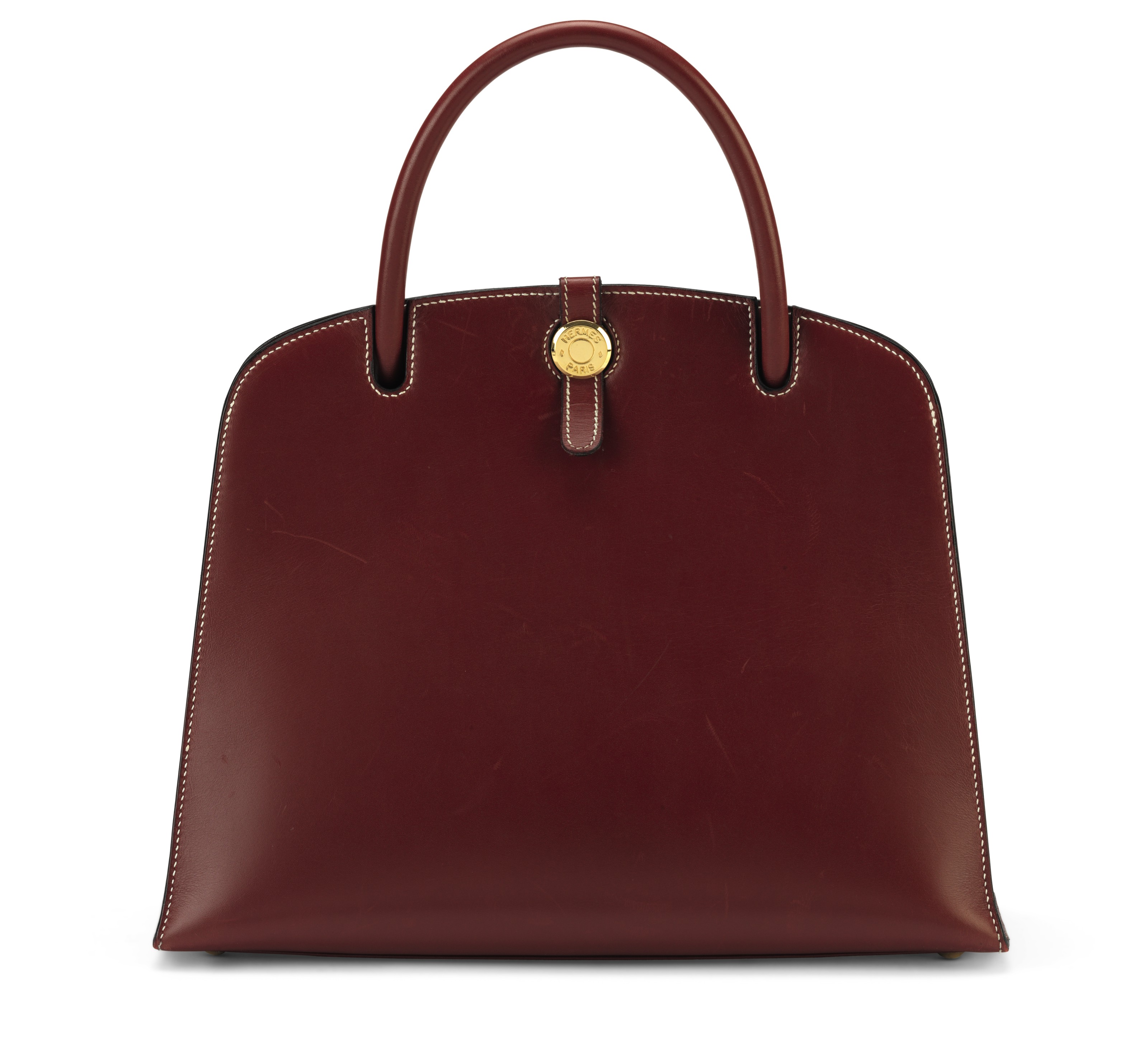 A ROUGE H CHAMONIX LEATHER DALVY 30 WITH GOLD HARDWARE, HERMÈS, 2000 ...