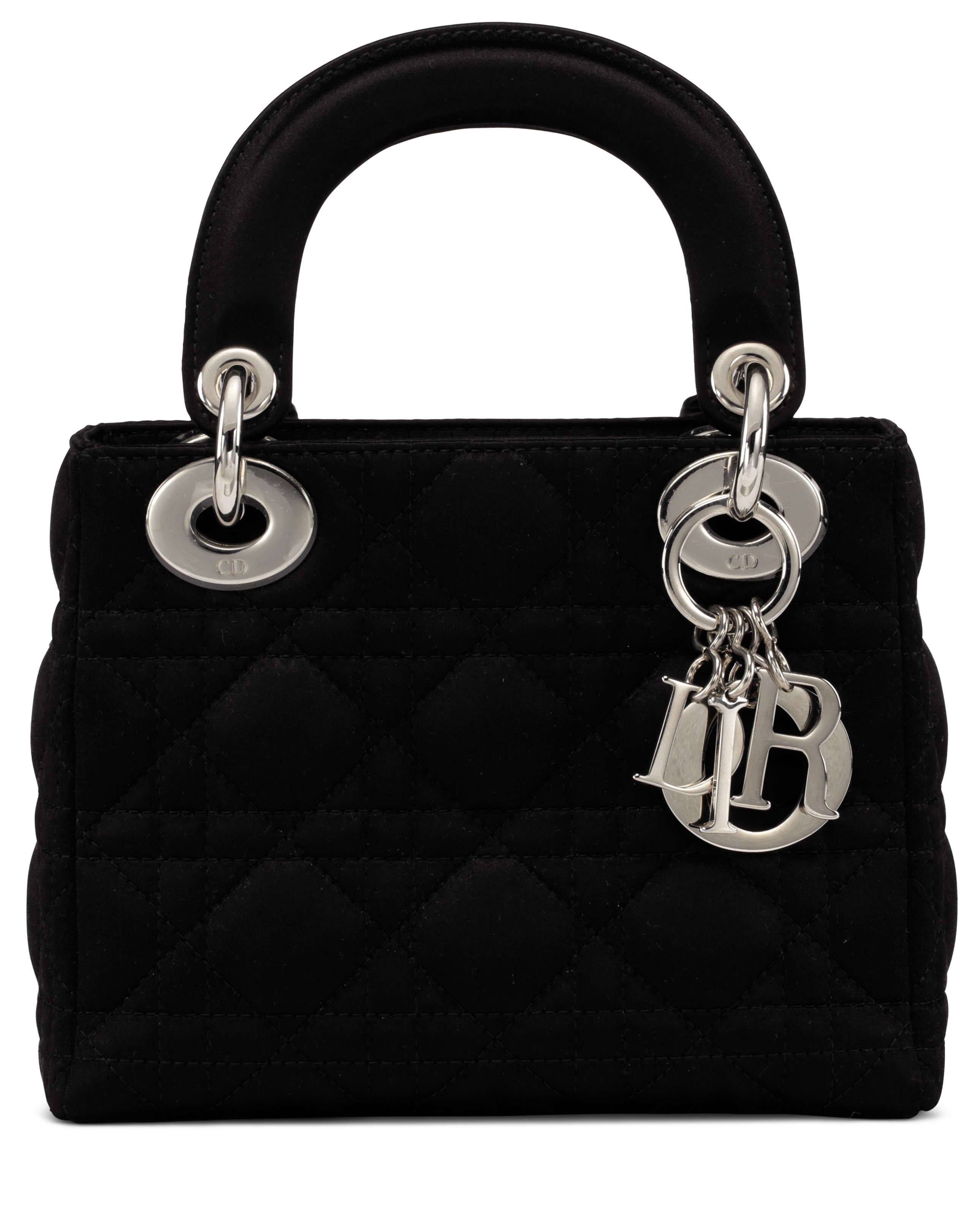 Mini lady dior satin bag 2025