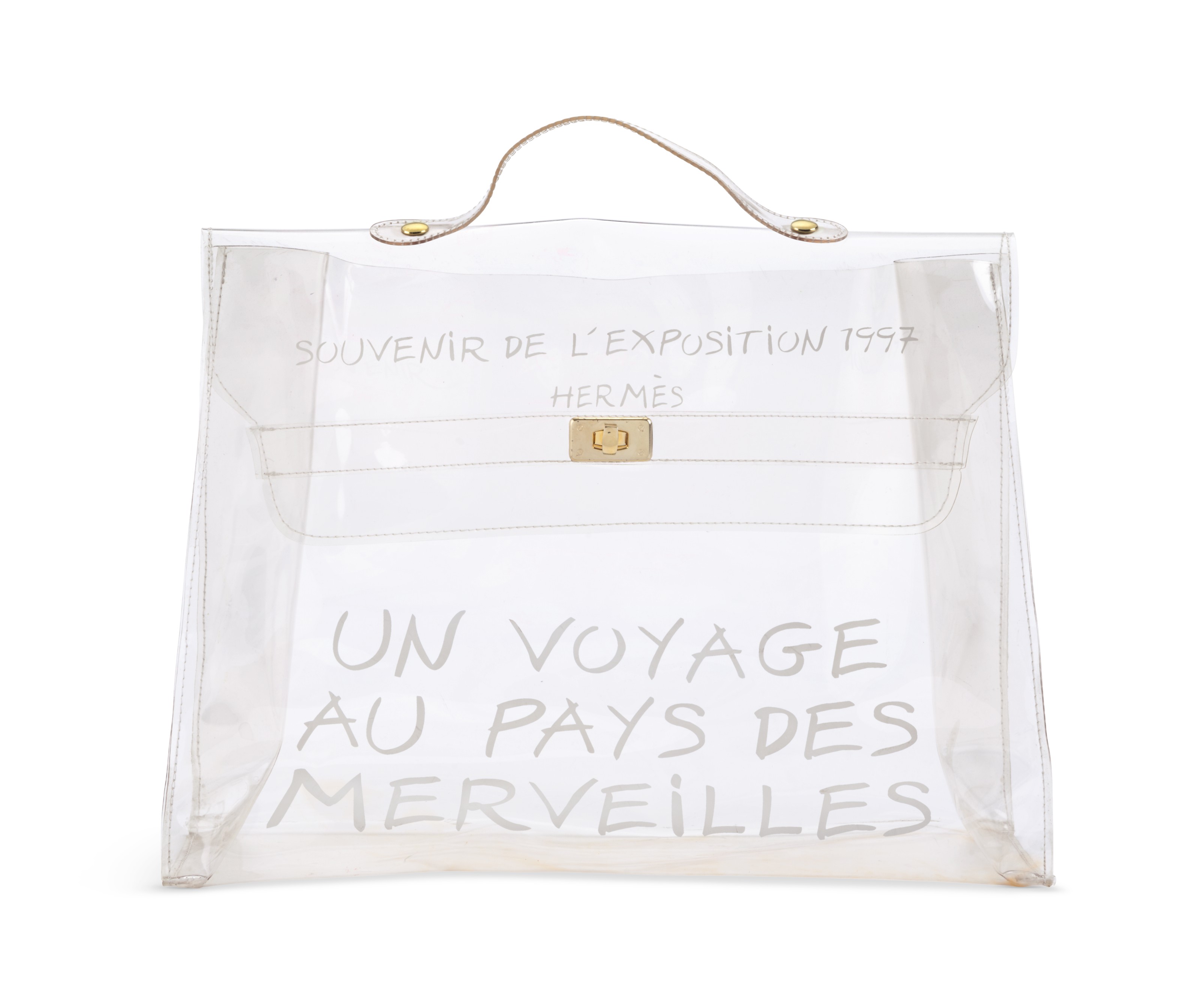 hermes 1997 transparent kelly bag