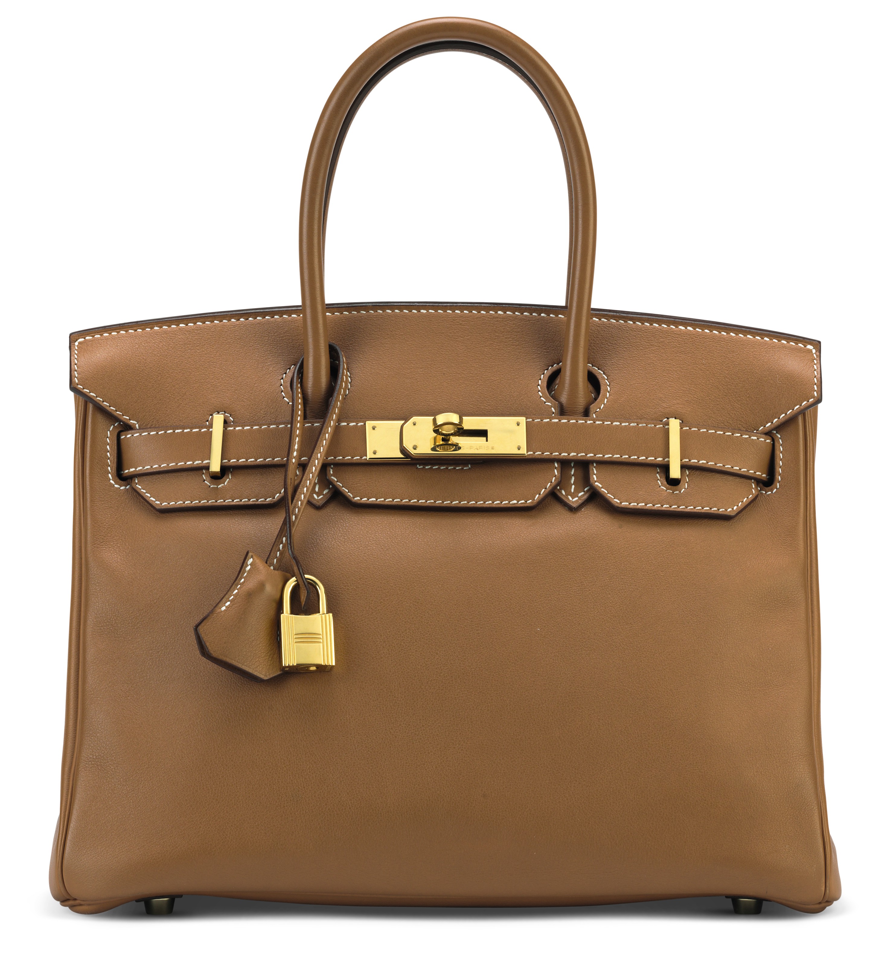 A GOLD SWIFT LEATHER BIRKIN 30 WITH GOLD HARDWARE, HERMÈS, 2007