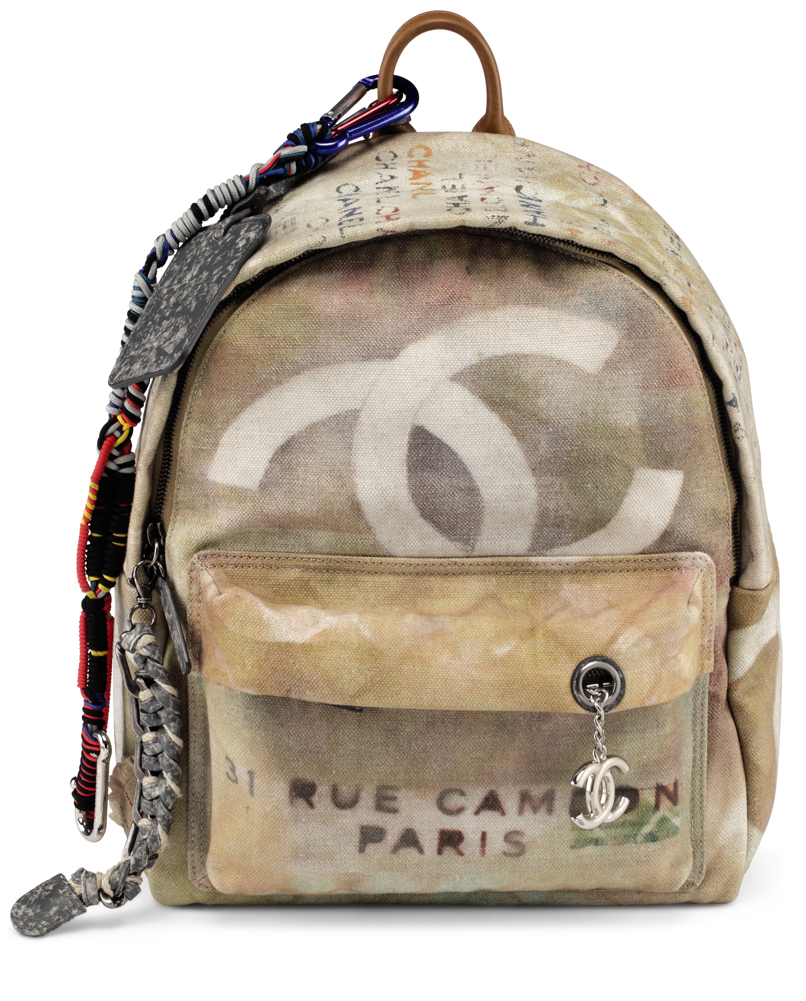 Chanel Chanel Bag Graffiti Limited Edition 2014 ART Runway Backpack