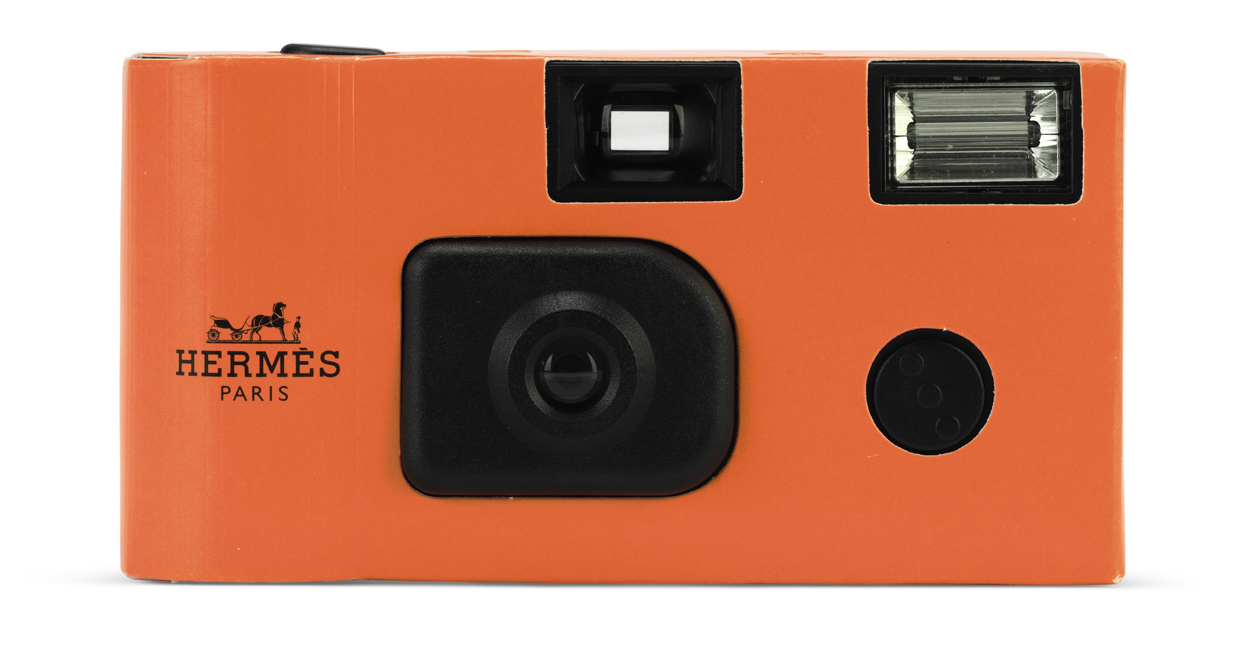 A LIMITED EDITION ORANGE H DISPOSABLE CAMERA, HERMÈS, 2001 Christie’s