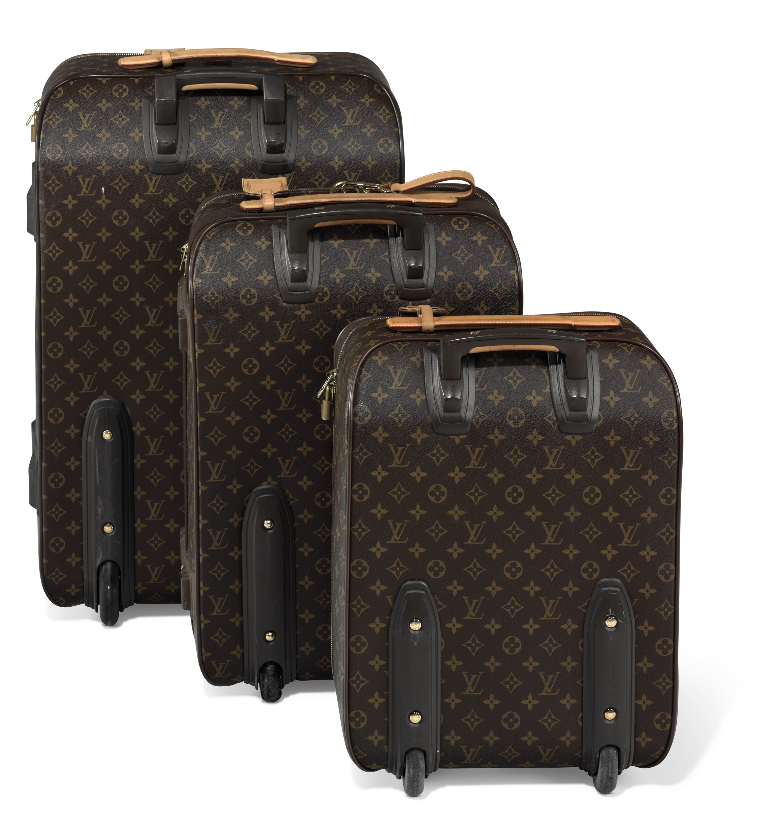A Set Of Three A Classic Monogram Canvas Pegase Legere 60 With Gold Hardware A Classic Monogram Canvas Pegase Legere 50 With Gold Hardware A Classic Monogram Canvas Pegase Legere 40 With