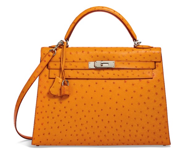 Hermès Yellow Ostrich Kelly-To-Go QGB3JM22YB000