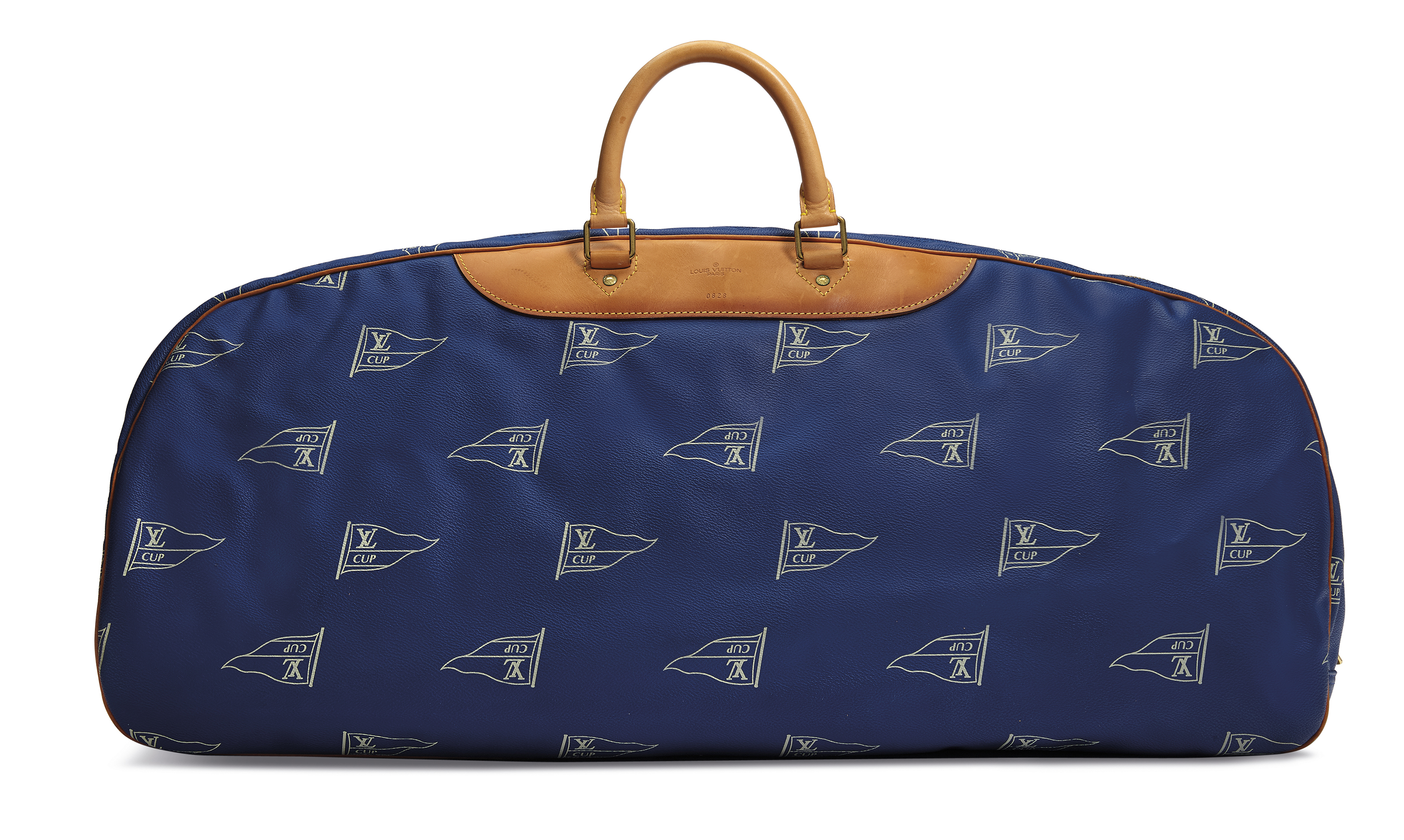 A LIMITED EDITION AMERICA'S CUP BLUE MONOGRAM CANVAS BOSTON DUFFEL