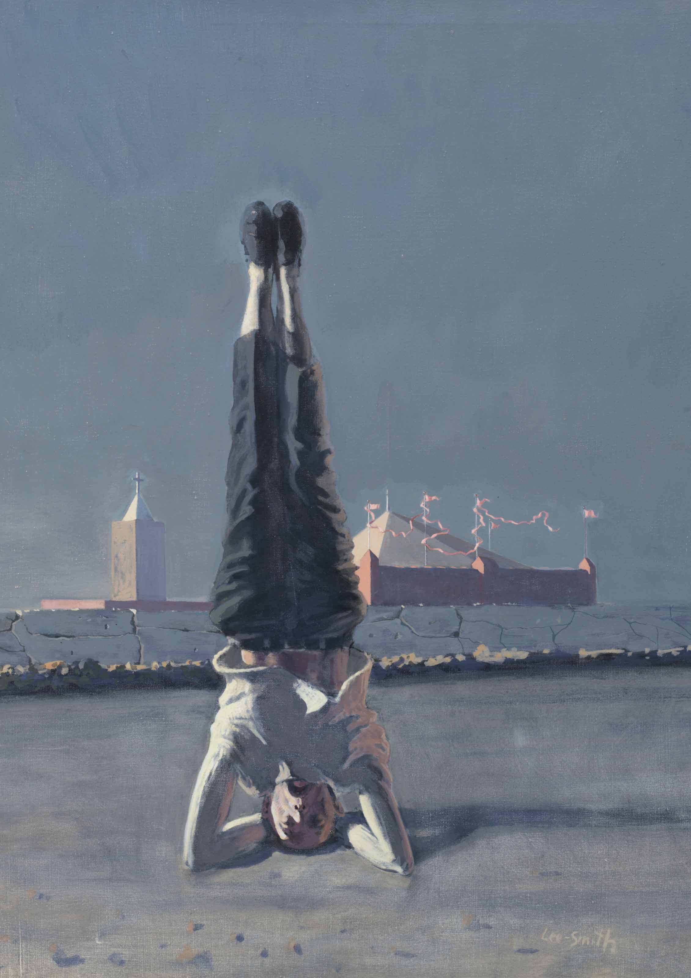 Catalog image of Study for 'Man Standing on His Head'