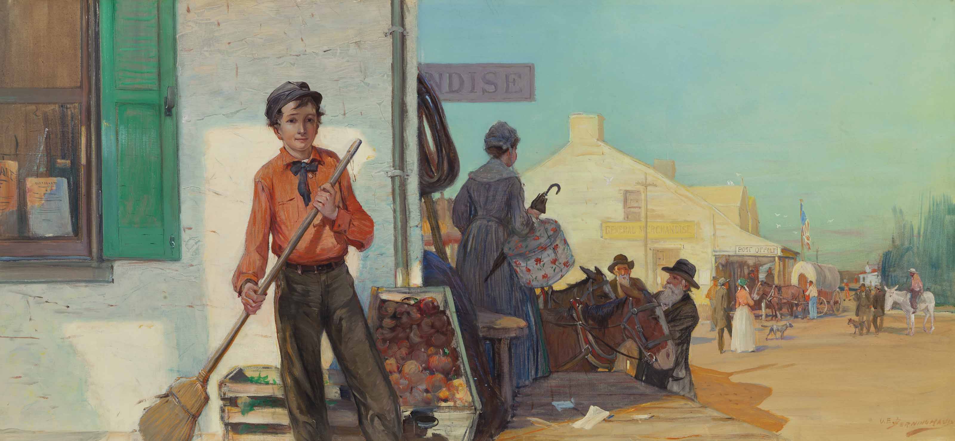 Oscar Edmund Berninghaus (1874-1952), Frontier Country Store - Grover ...