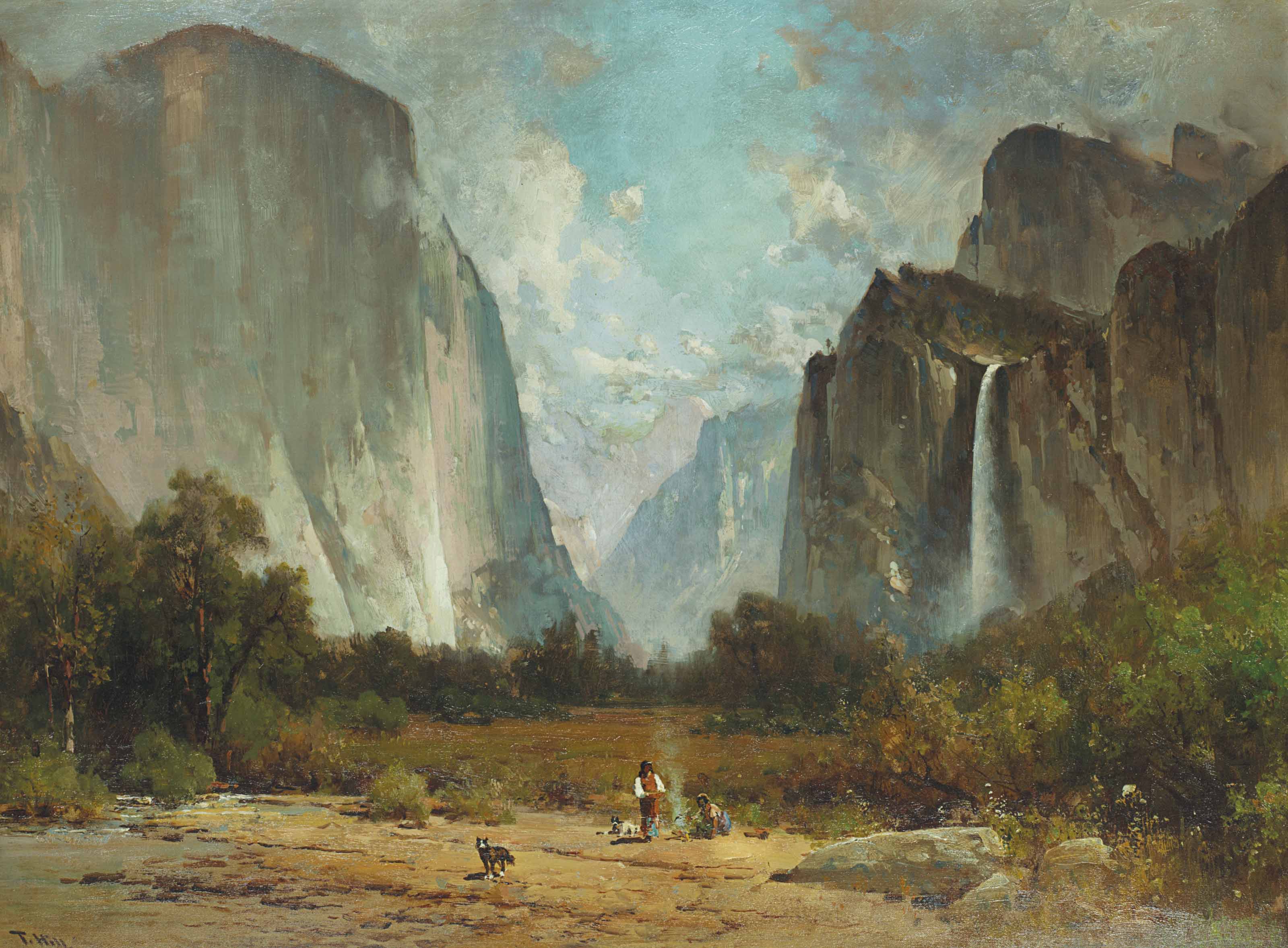 Thomas Hill (18291908), Yosemite Valley Christie’s