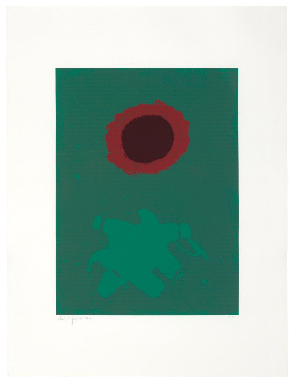 ADOLPH GOTTLIEB (19031974), Chrome Green Christie’s
