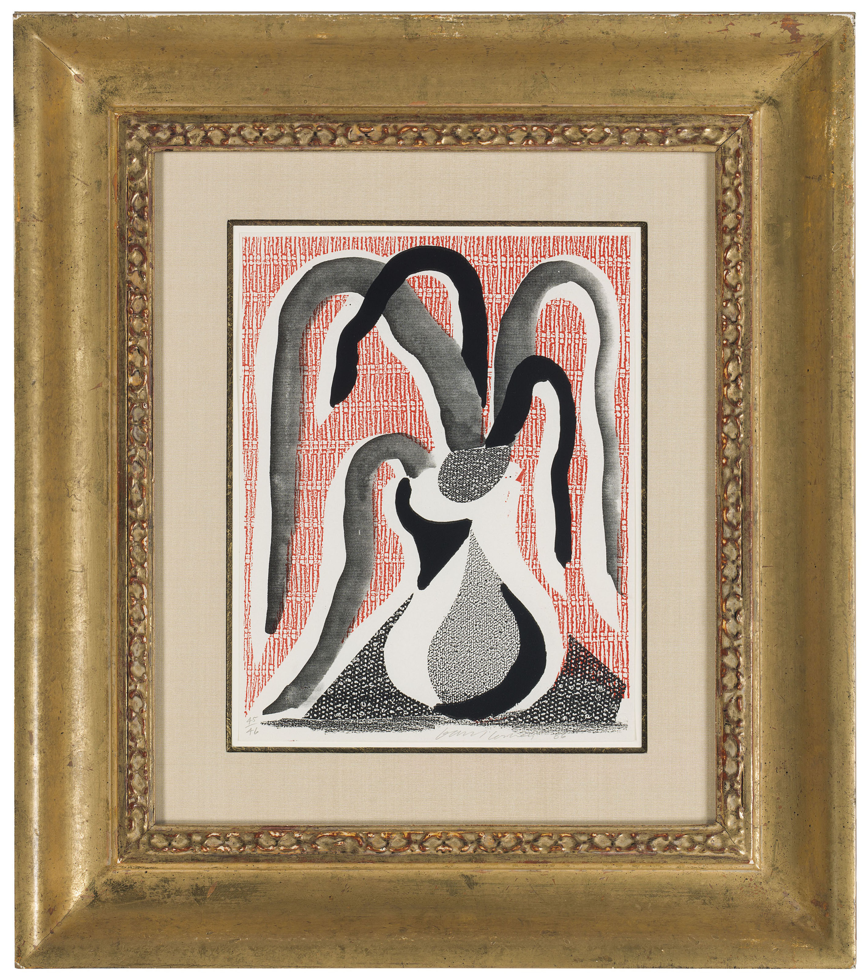 David Hockney (b. 1937), The Drooping Plant, 1986. Sheet: 11 x 8½ in (279 x 216 mm). Estimate: $3,000-5,000. Offered in Contemporary Edition, 9-17 July 2018, Online