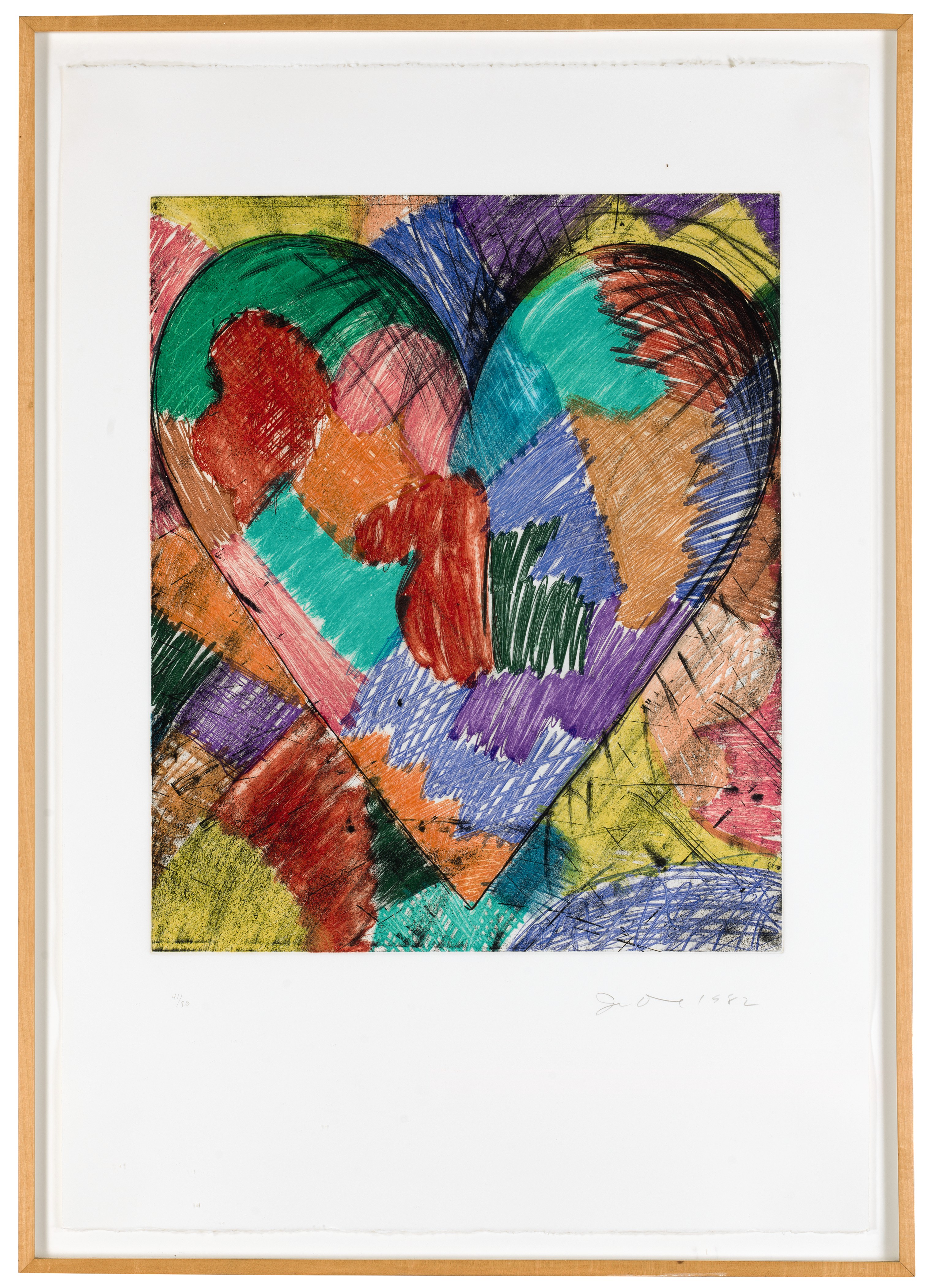 JIM DINE (B. 1935), A Heart Called Paris Spring | Christie's
