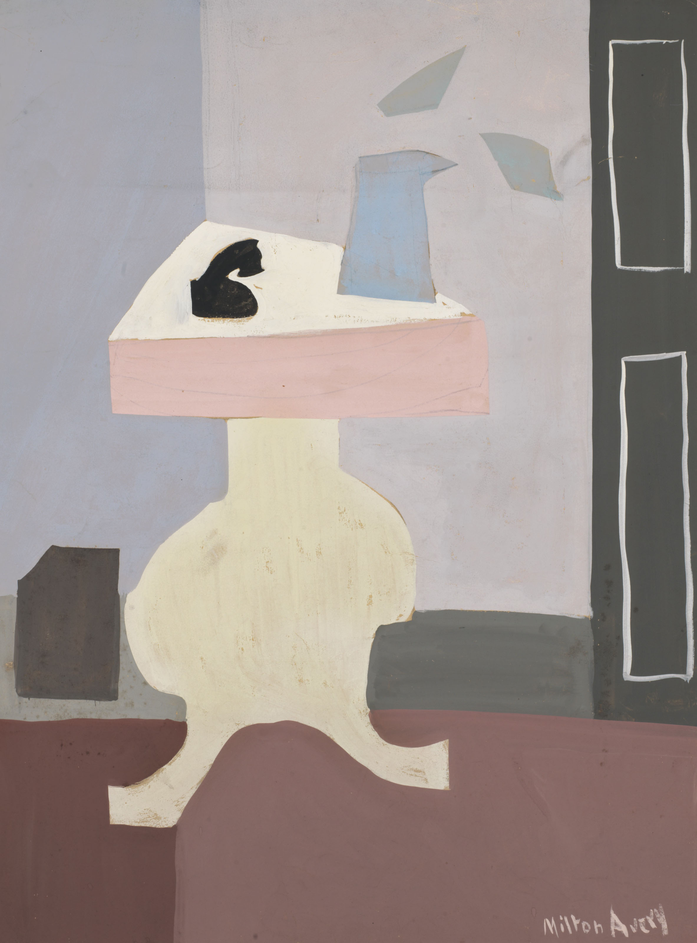 Milton Avery (1885-1965), Table and Telephone | Christie's