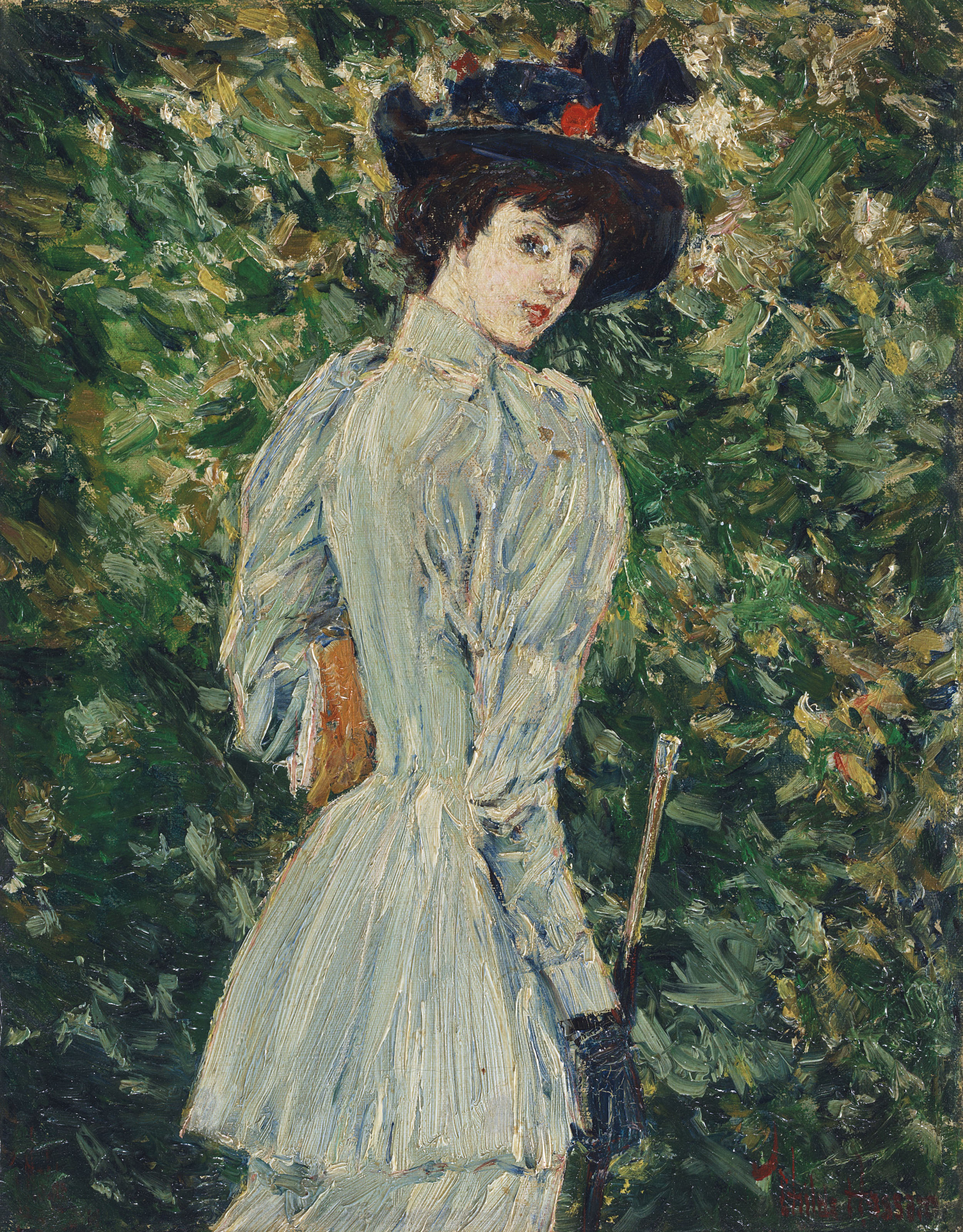 Childe Hassam (18591935), Lady in a Garden Christie’s