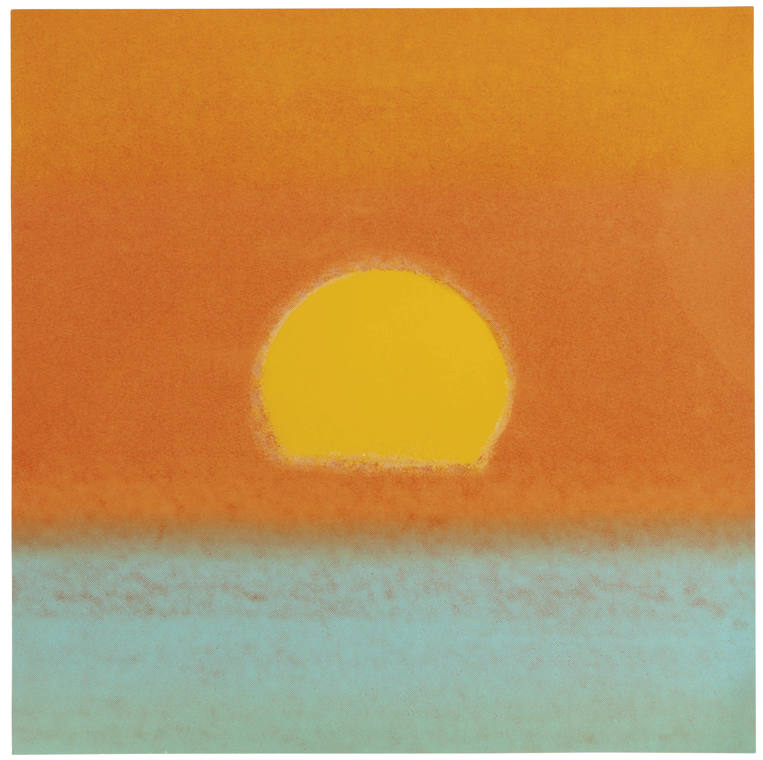 アンディ・ウォーホル サンセット Andy Warhol Set of 8 Unique Sunsets (F&S II. 85-88), 1972