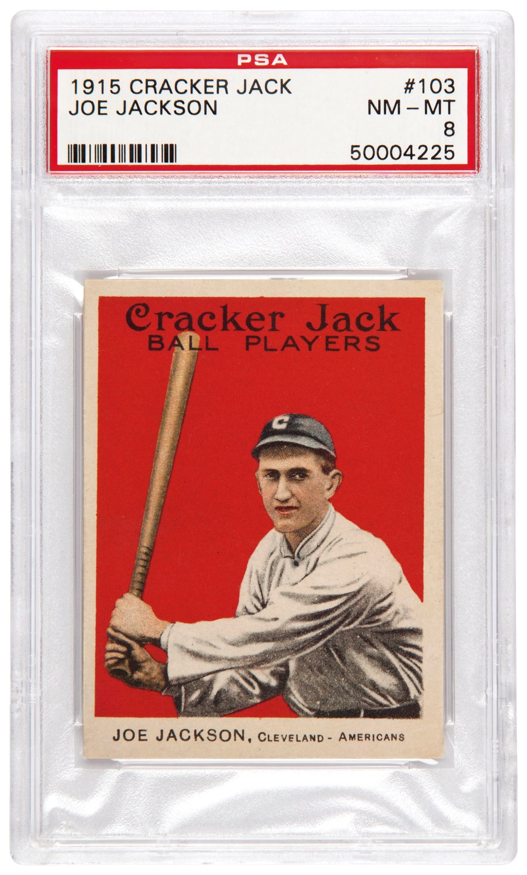1915 CRACKER JACK 103 JOE JACKSON, Christie’s