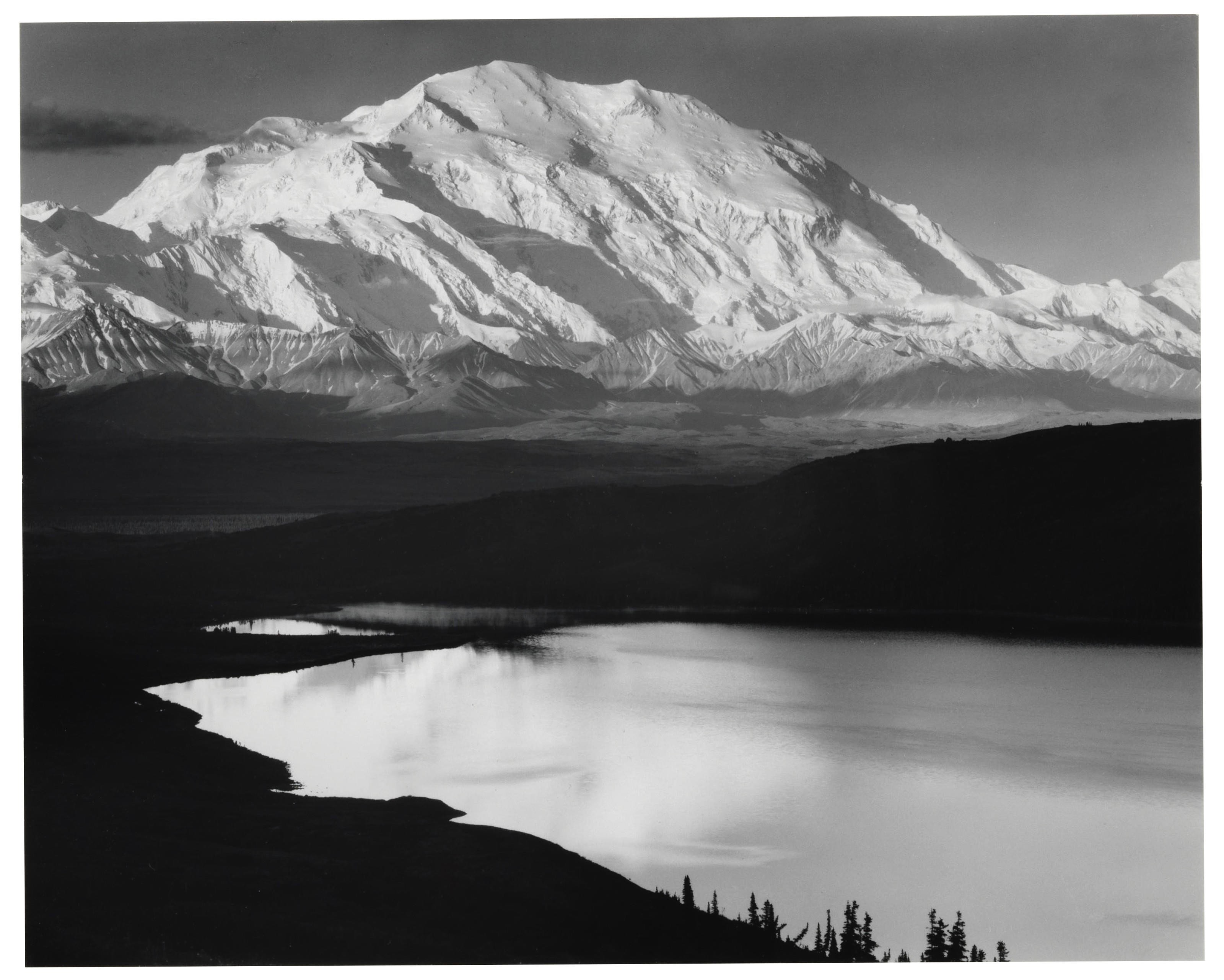 ANSEL ADAMS (1902–1984), Mount McKinley and Wonder Lake, Denali