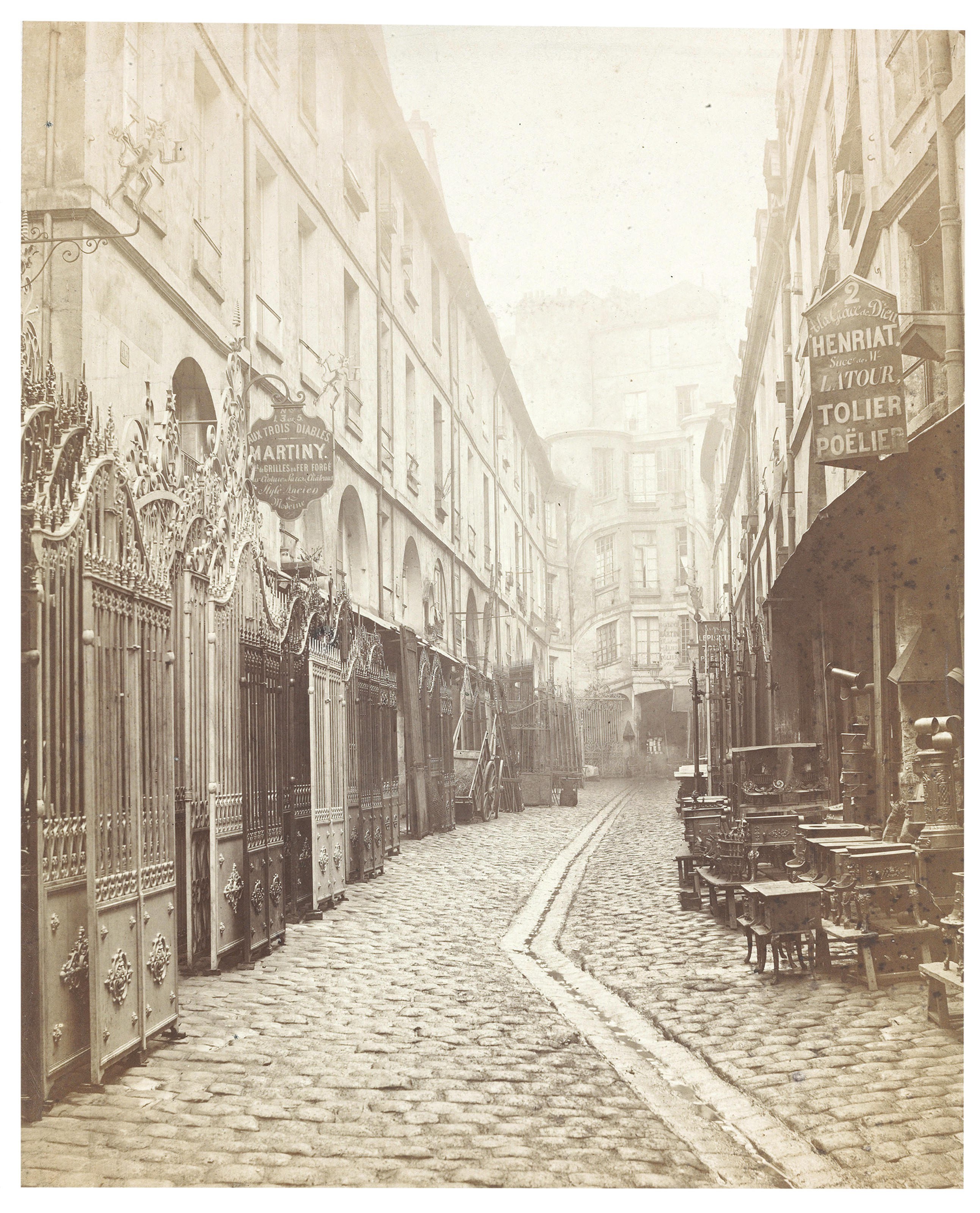 CHARLES MARVILLE (1813–1879), Passage du Dragon (6e arr.), view