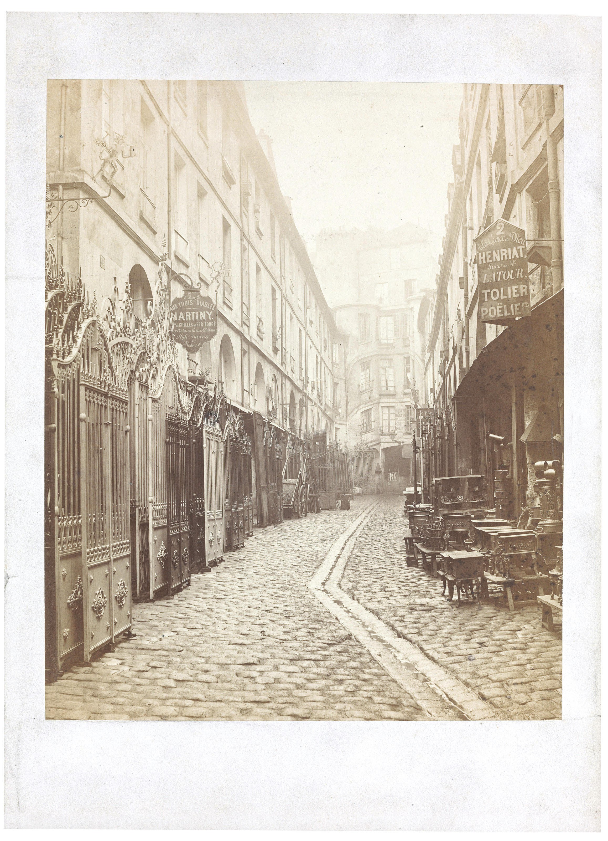 CHARLES MARVILLE (1813–1879), Passage du Dragon (6e arr.), view