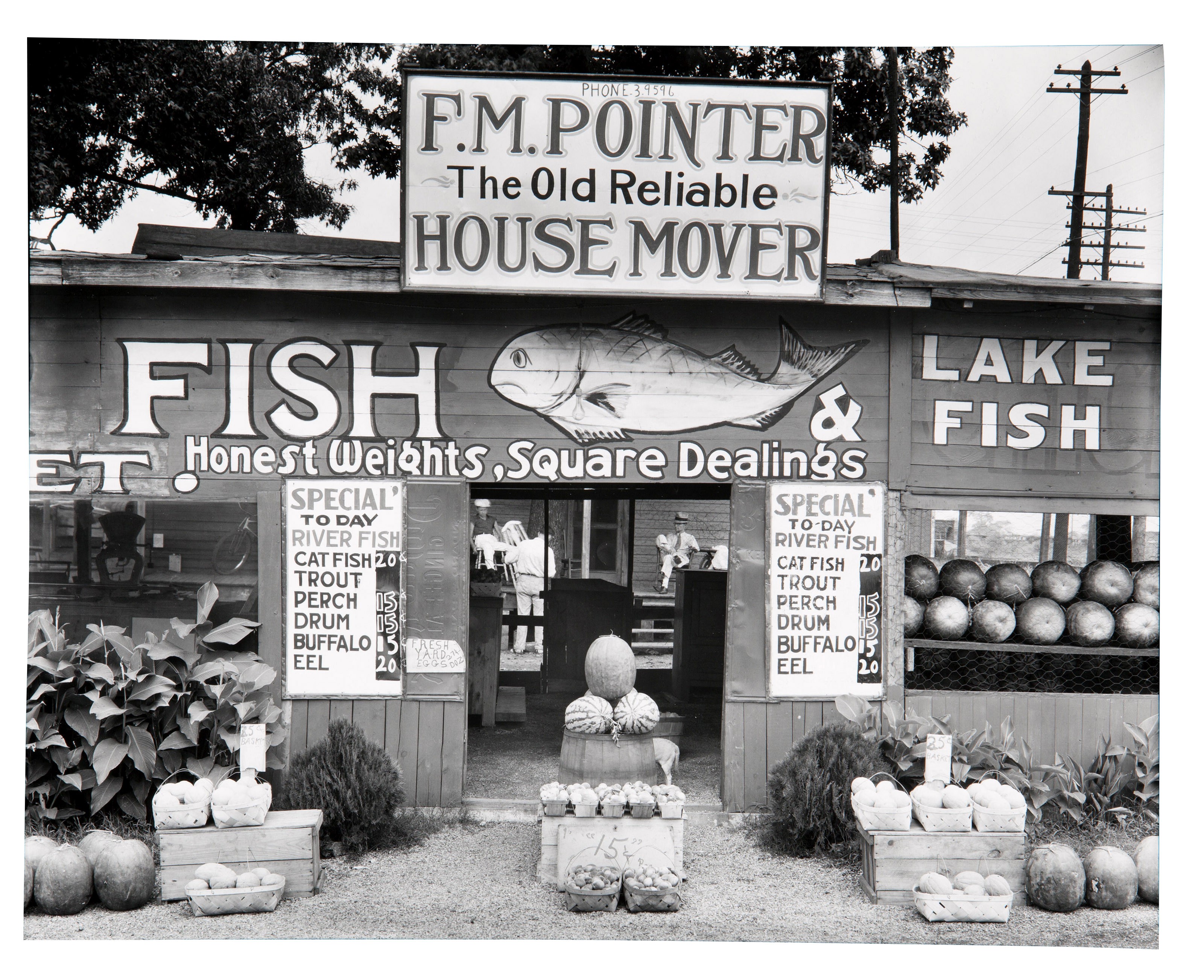 WALKER EVANS (19031975), Roadside stand near Birmingham, Alabama, 1936