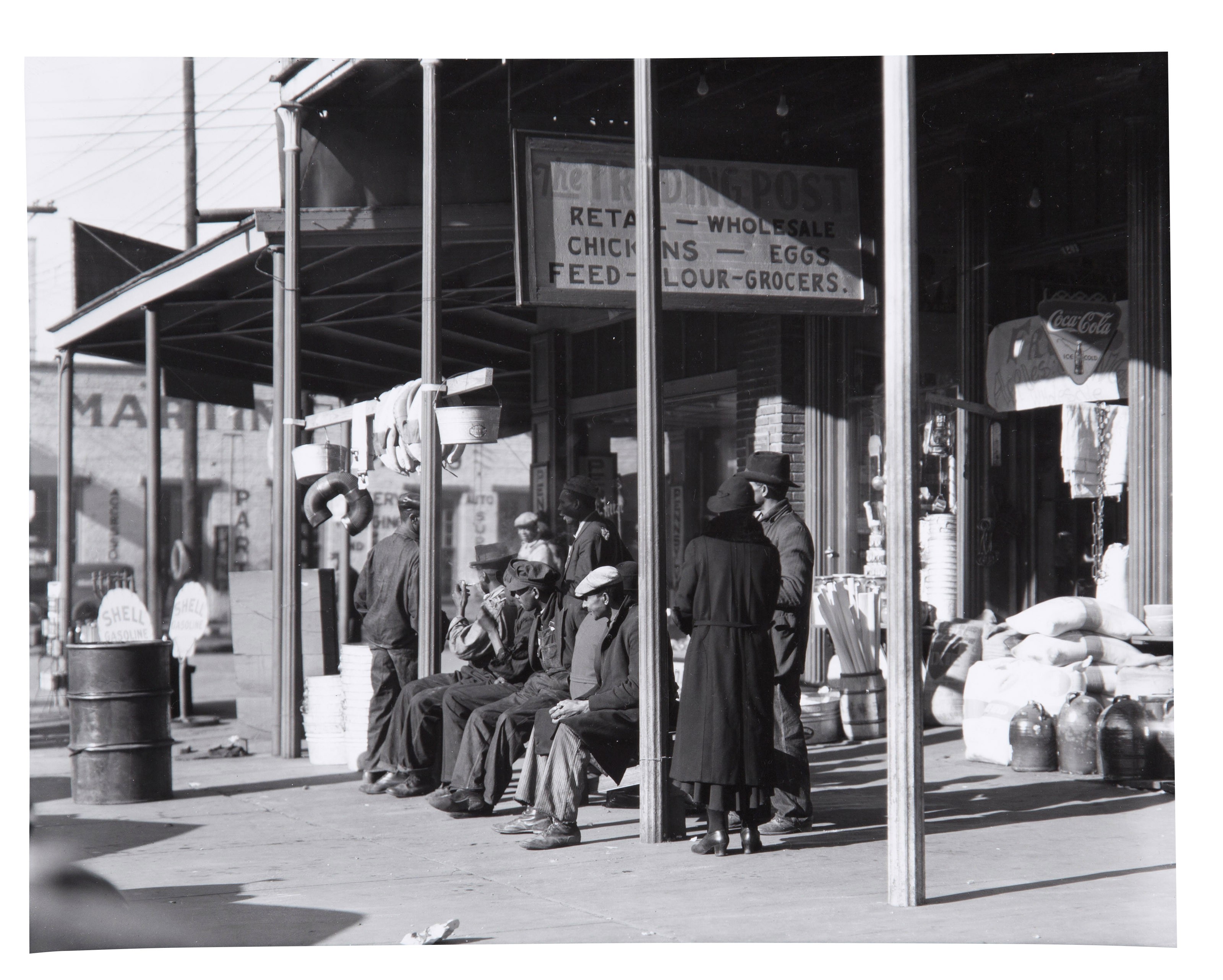 WALKER EVANS (19031975), Sidewalk Scene, Selma, Alabama, 1935 Christie’s